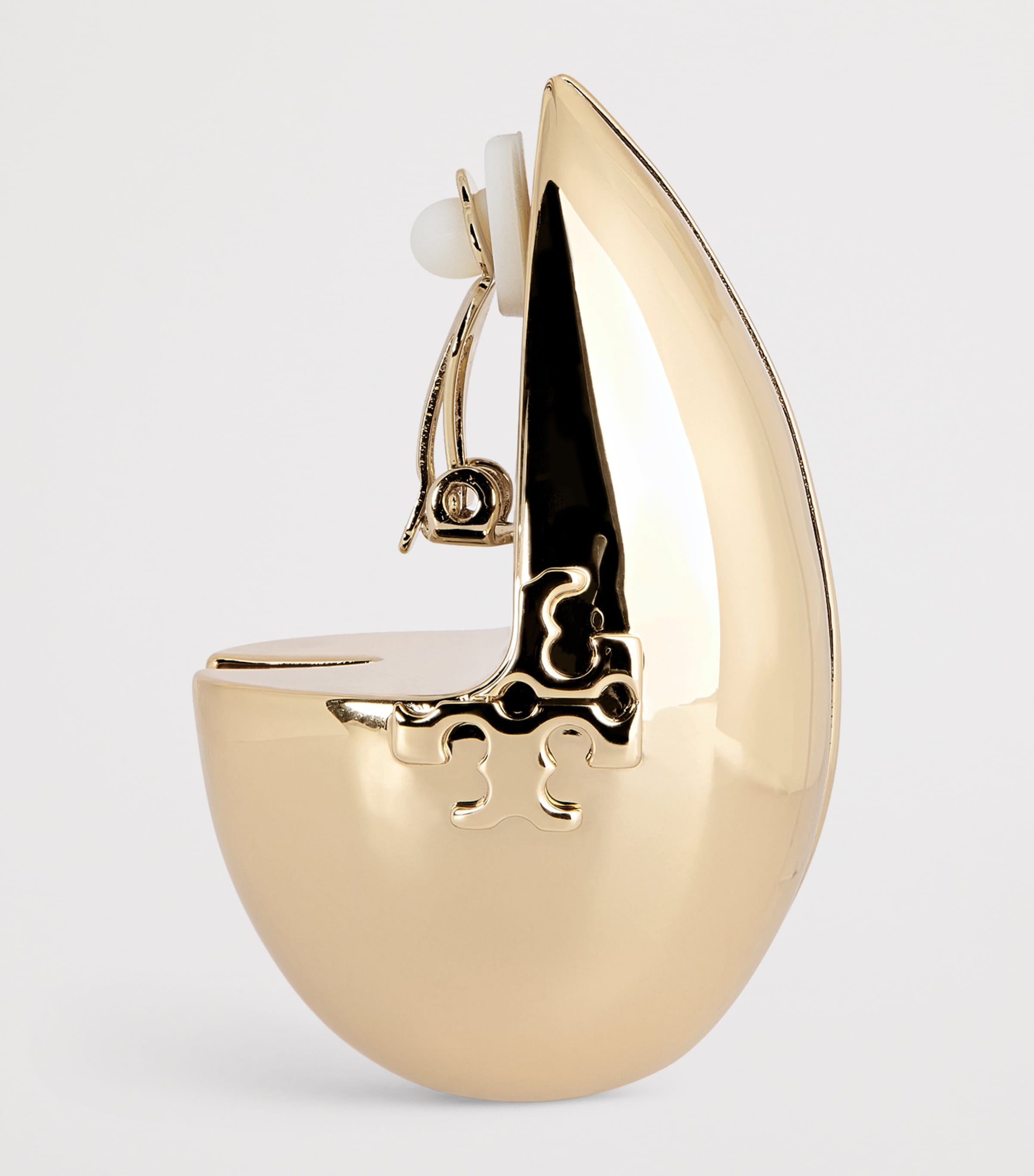 Wave Earrings LIGHT BRASS Image 3