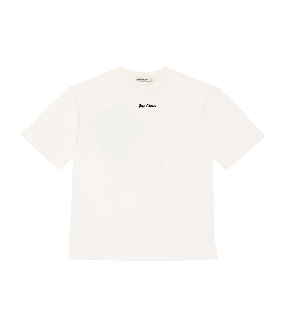 Bobo Choses Organic Cotton Rapid Radish T-Shirt (4-5 Years) Offwhite Image 1