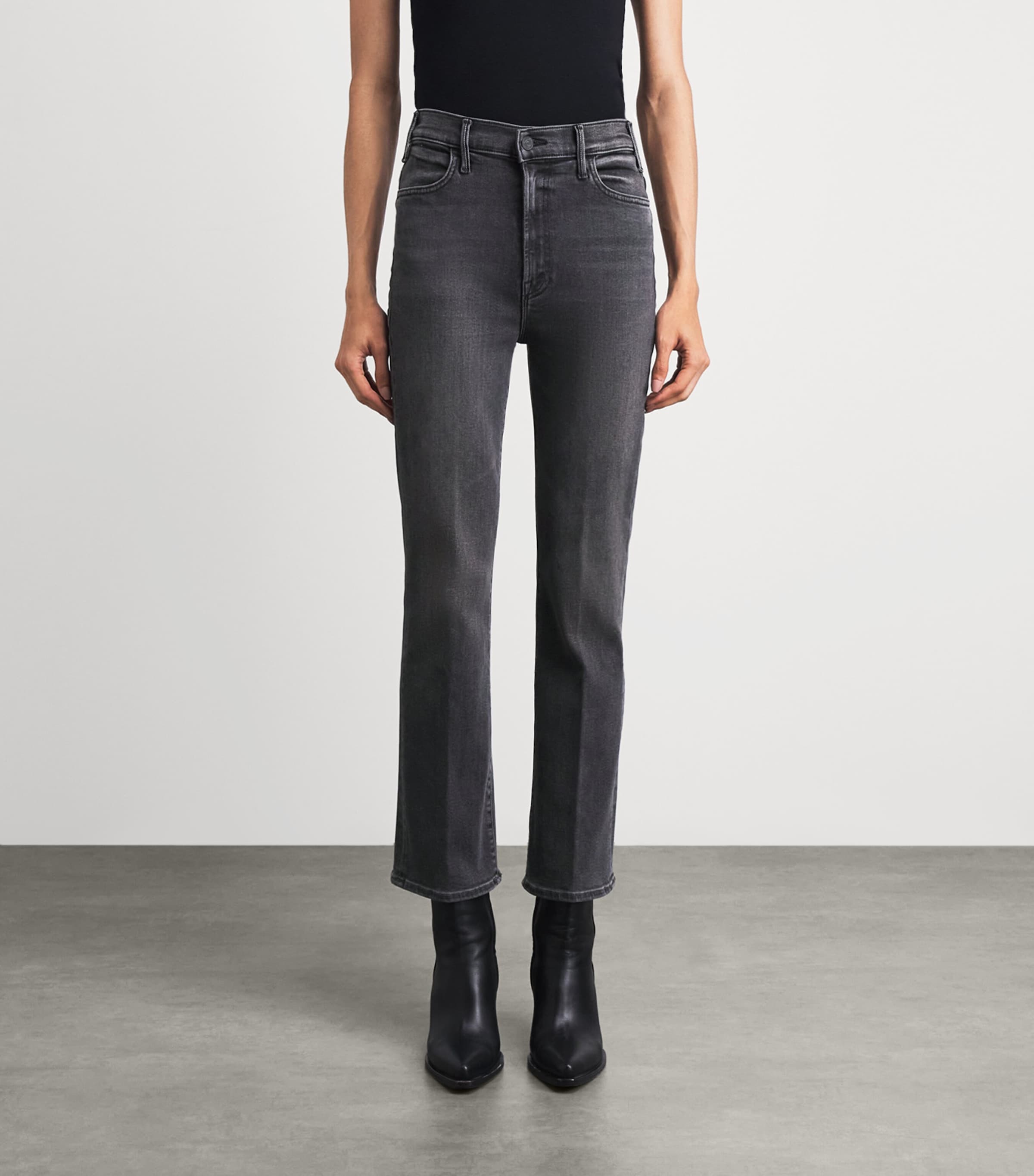 MOTHER Womens The Hustler Ankle Jeans Can You Call My Phne Image 4