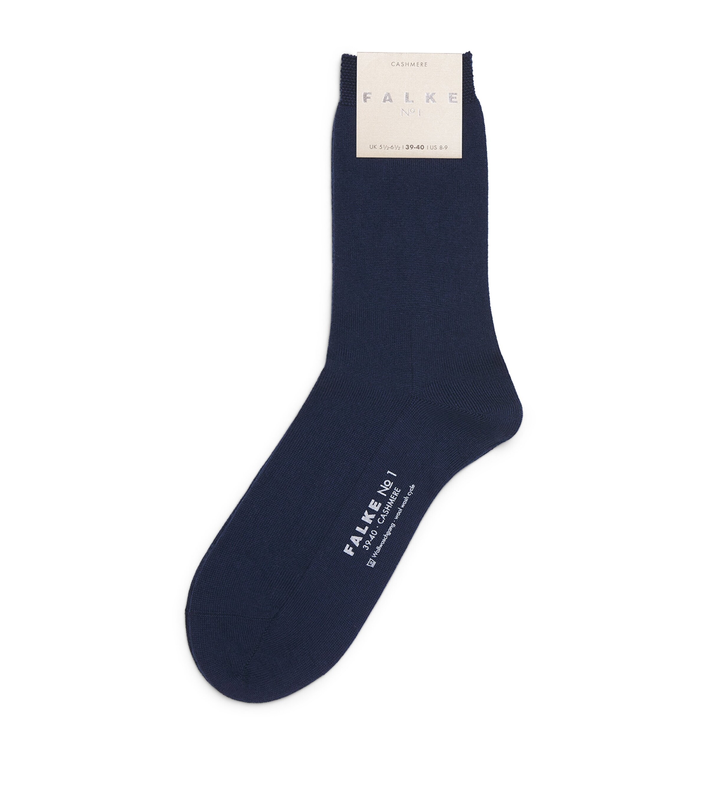 Falke Womens Cashmere-Blend No.1 Socks Marine Image 1