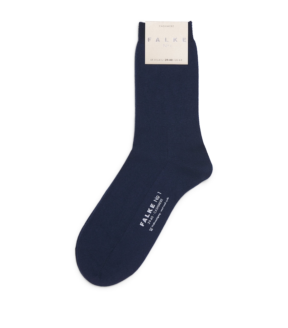 Cashmere-Blend No.1 Socks 6129 MARINE Image 1