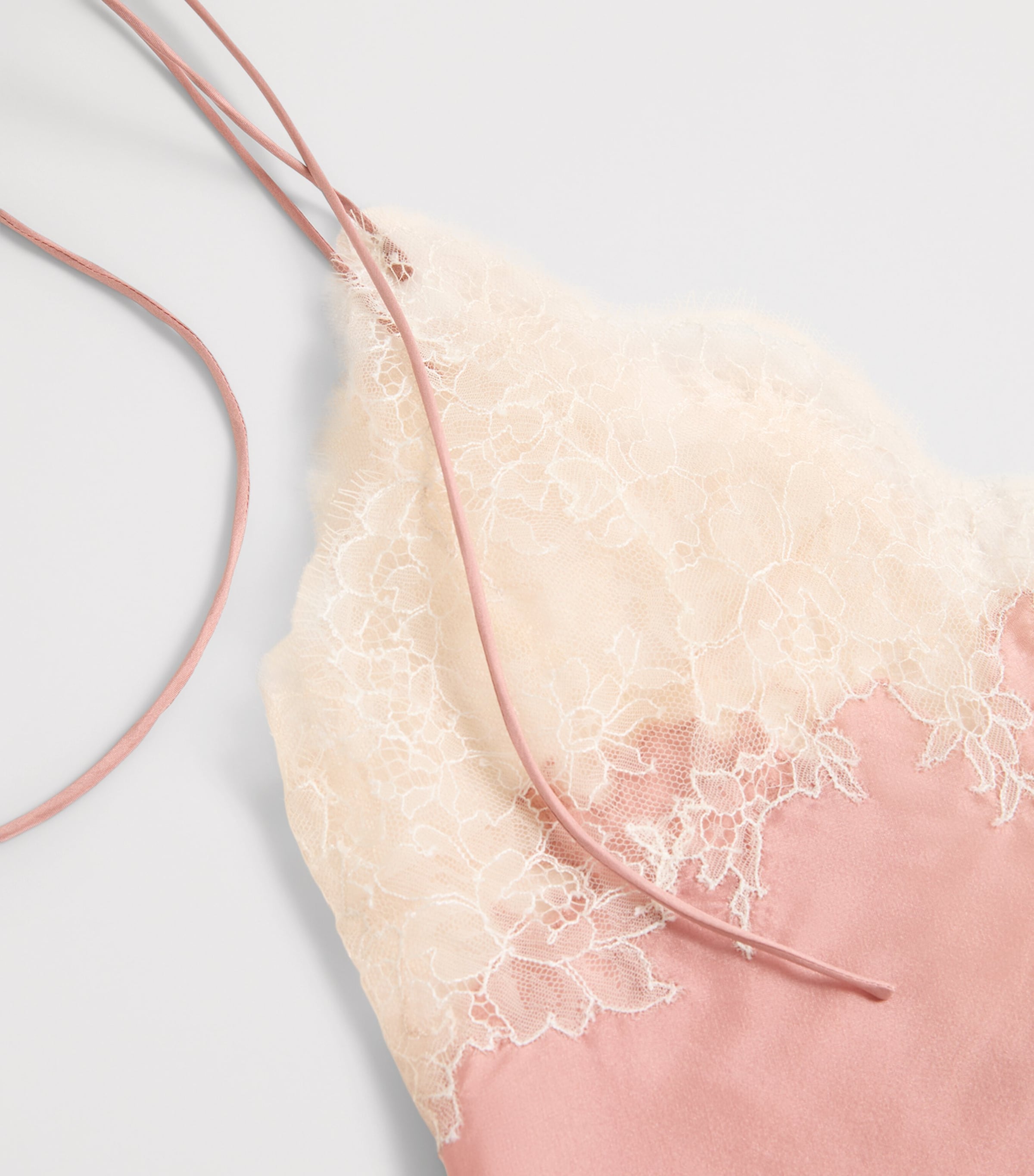 Silk Lace-Trim Tank Top SS2 Image 6