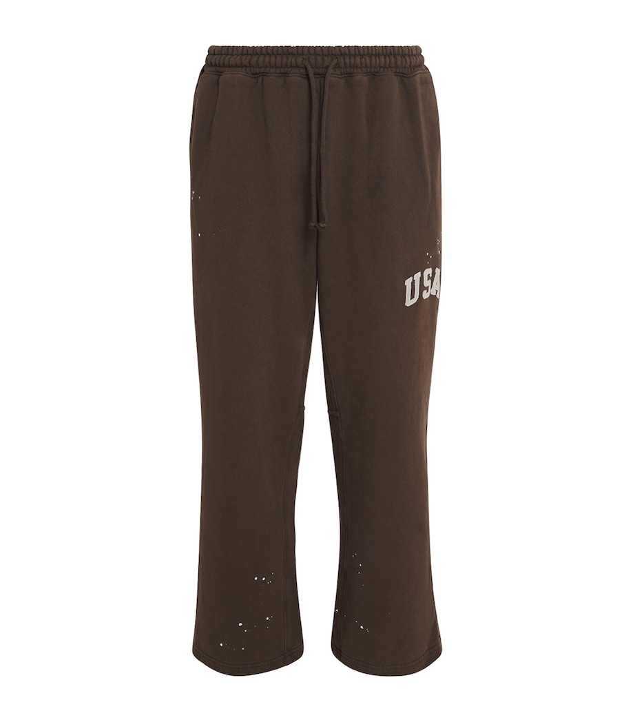 Cherry Los Angeles Mens Cotton USA Parachute Sweatpants Chocolate Image 1
