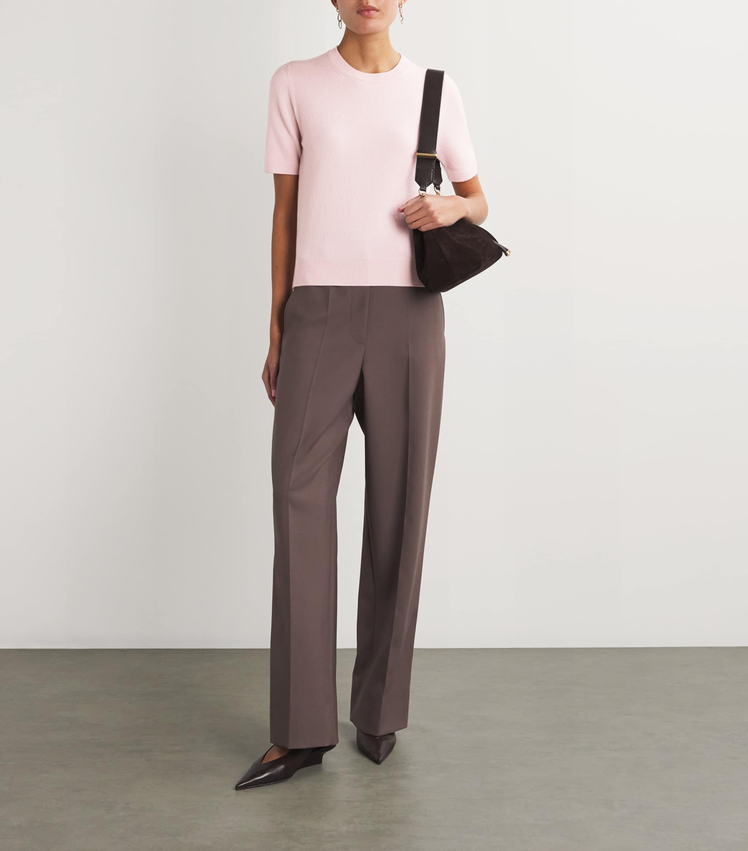 Cashmere T-Shirt Sweater CHERRY BLOSSOM Image 2