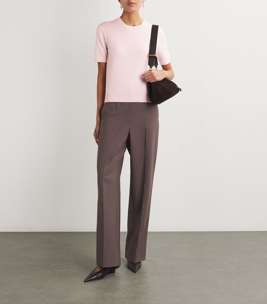 Cashmere T-Shirt Sweater CHERRY BLOSSOM Image 2