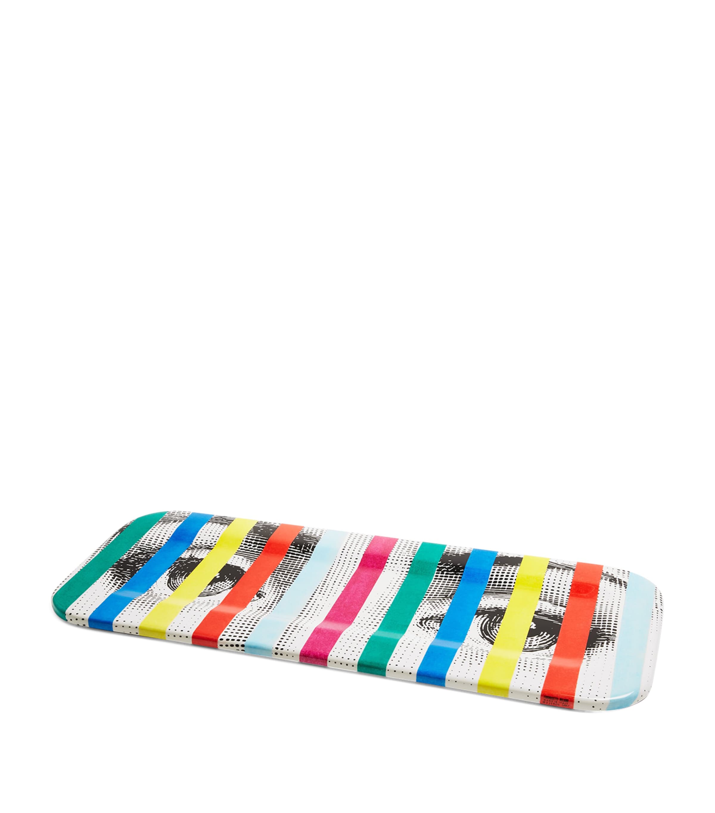 Striped Face Rectangular Tray (25cm x 60cm) MULTI Image 2