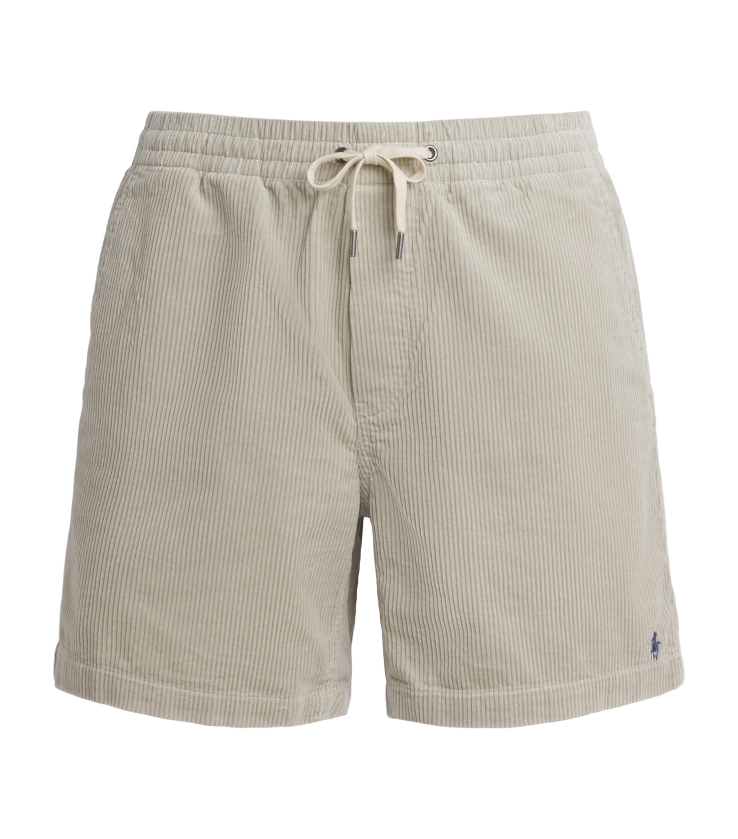 Polo Ralph Lauren Mens Cotton Corduroy Prepster Shorts Khaki Stone Image 1