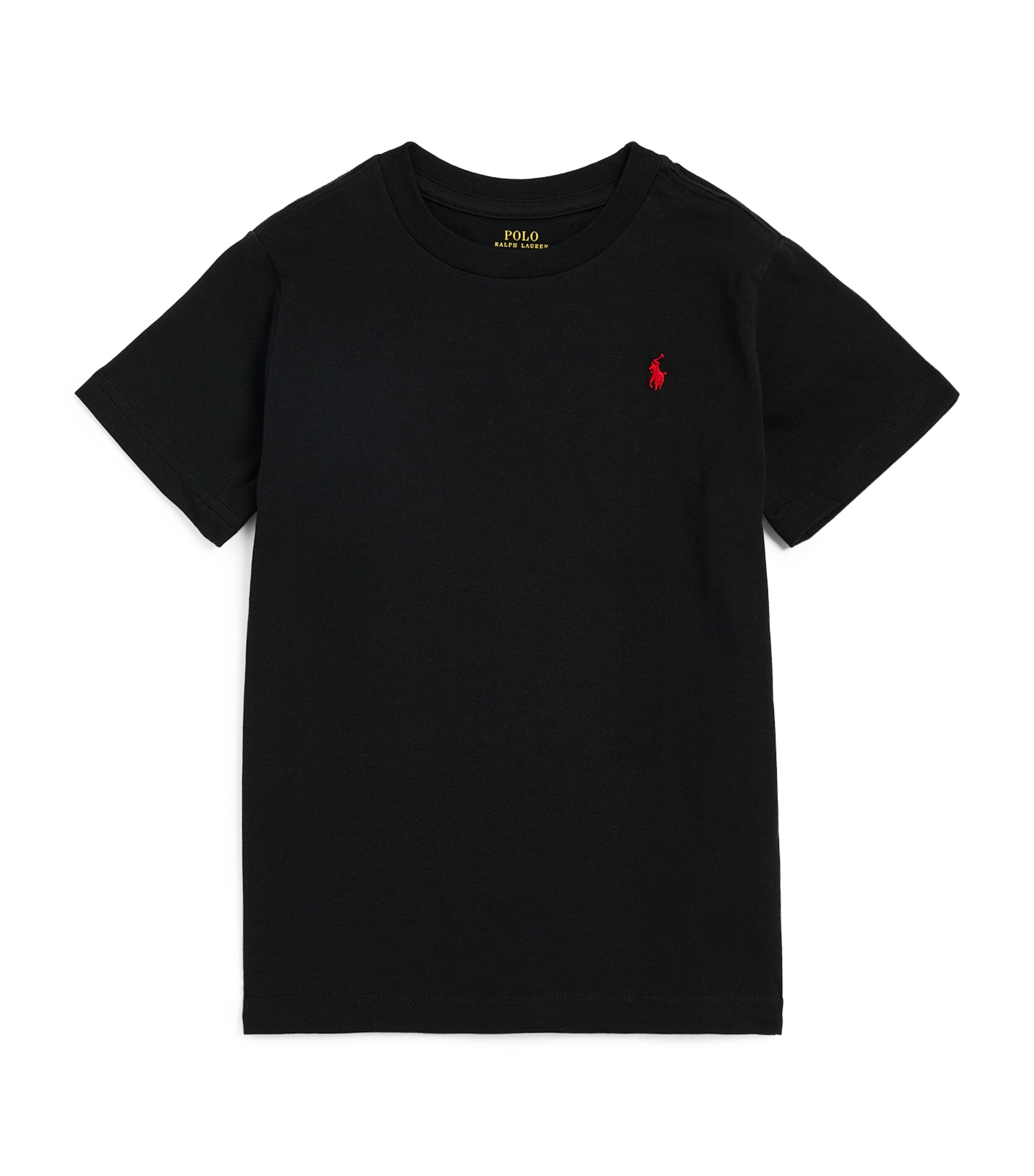 Shop Ralph Lauren Embroidered Polo Pony T-shirt In Black