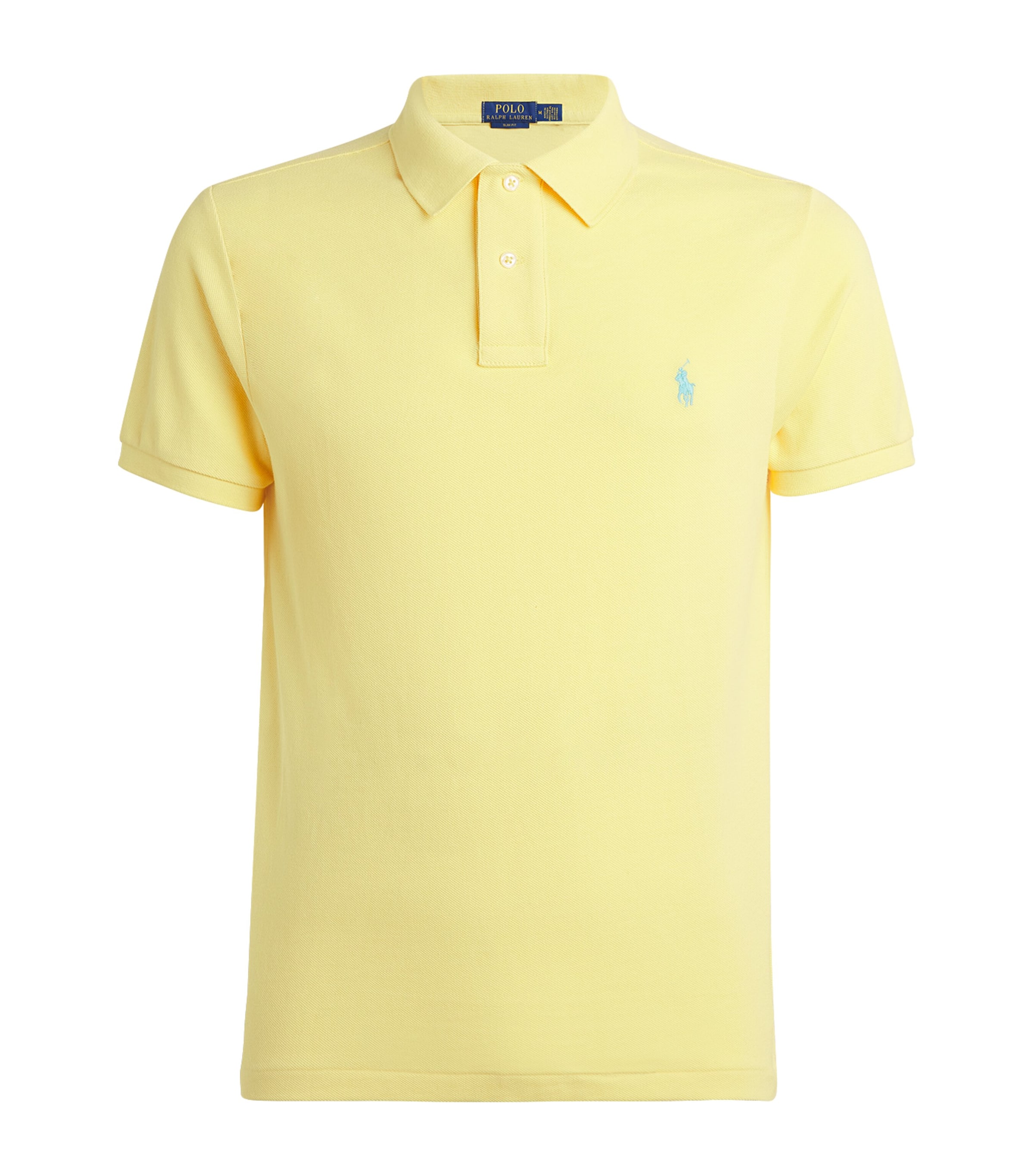 Polo Ralph Lauren Ralph Lauren Slim Fit Polo T Shirt Yellow In Yellow
