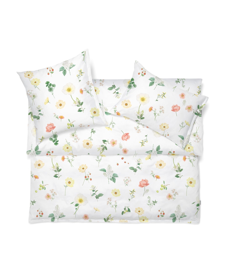 Schlossberg Cotton Sateen Zinnia King Duvet Cover (220cm x 230cm) Blanc Image 1
