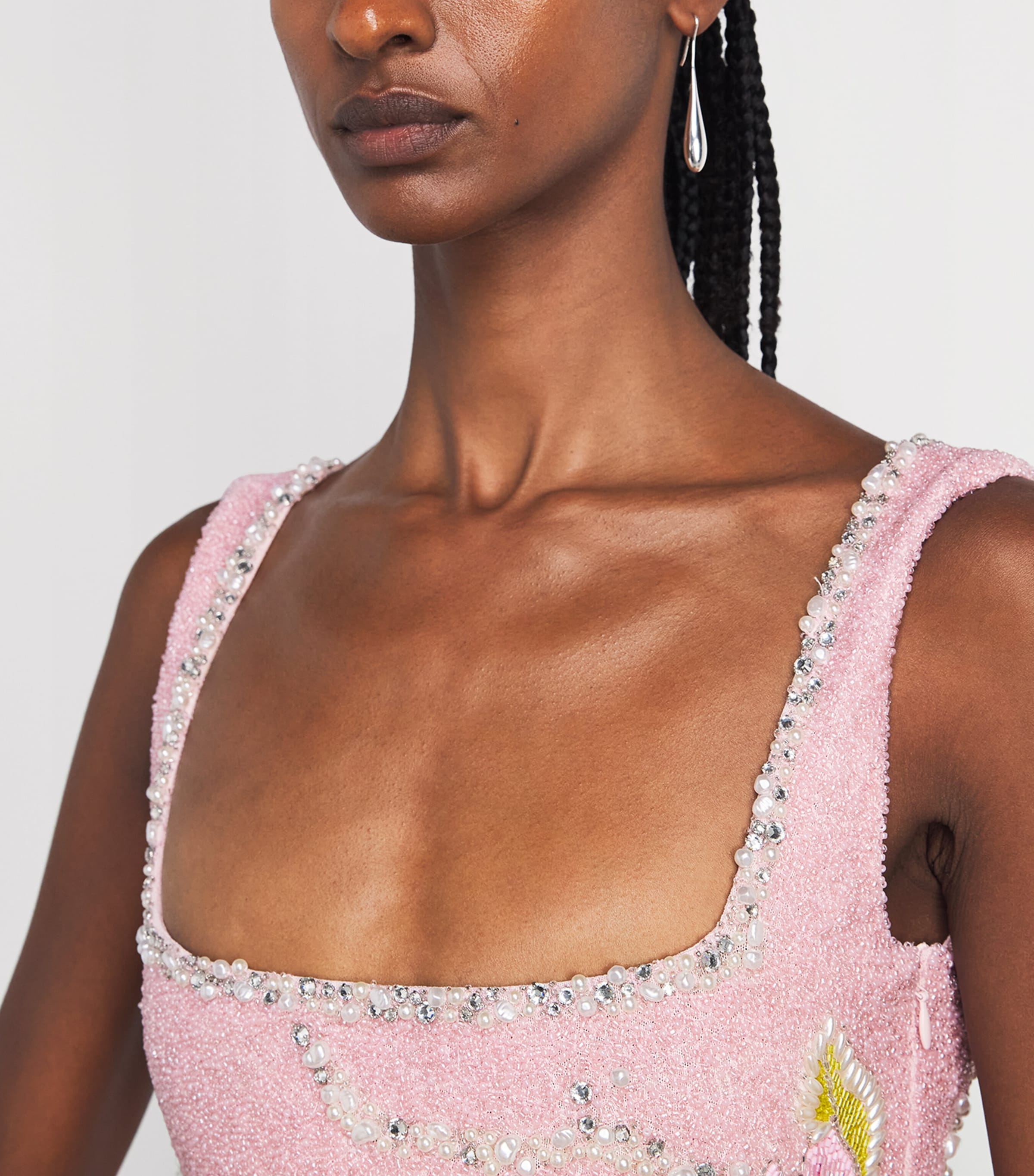 Clio Peppiatt Womens Peony Mini Dress Pink Image 5