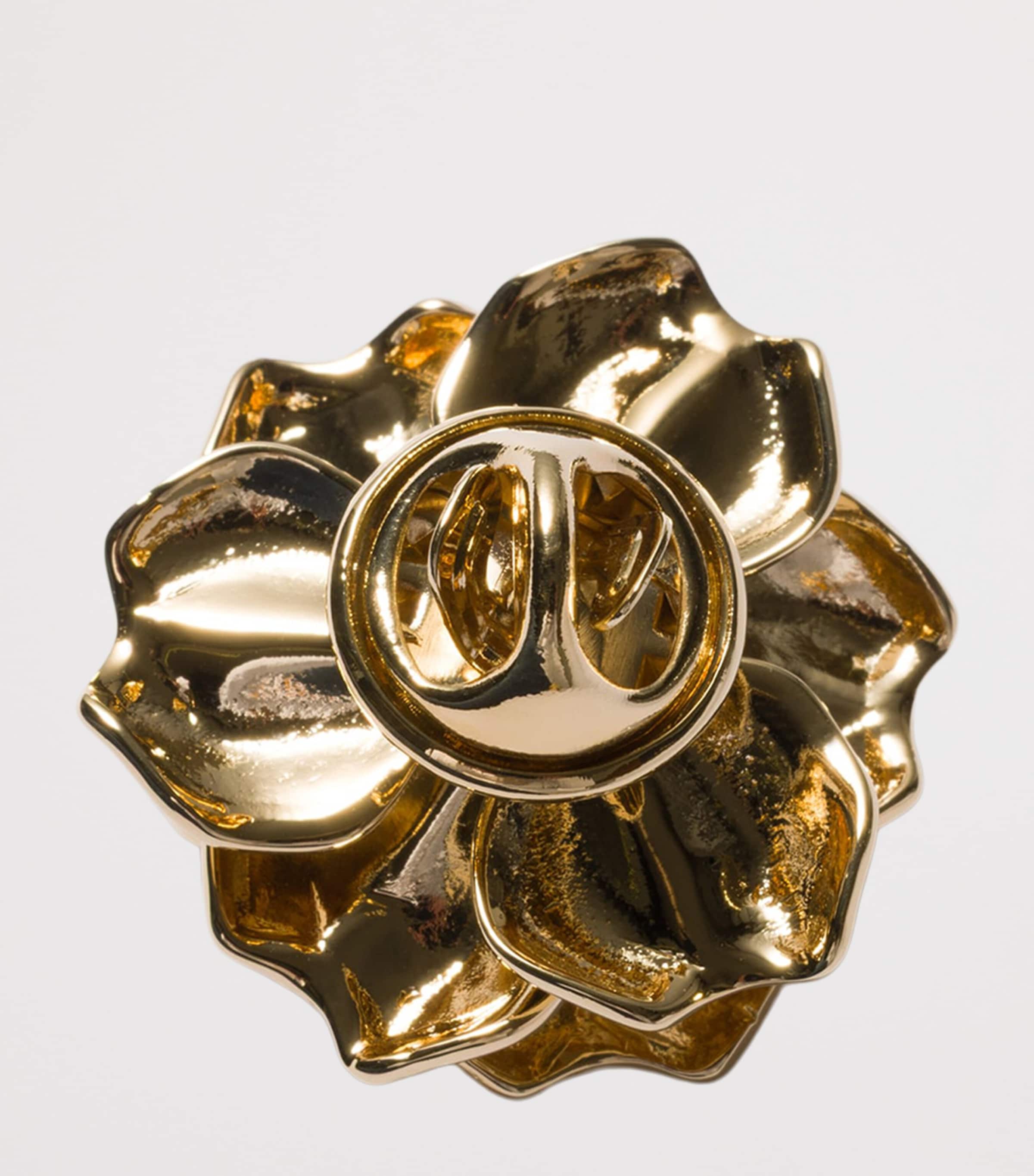 Floral Crystal-Embellished Brooch F05F8 Image 2