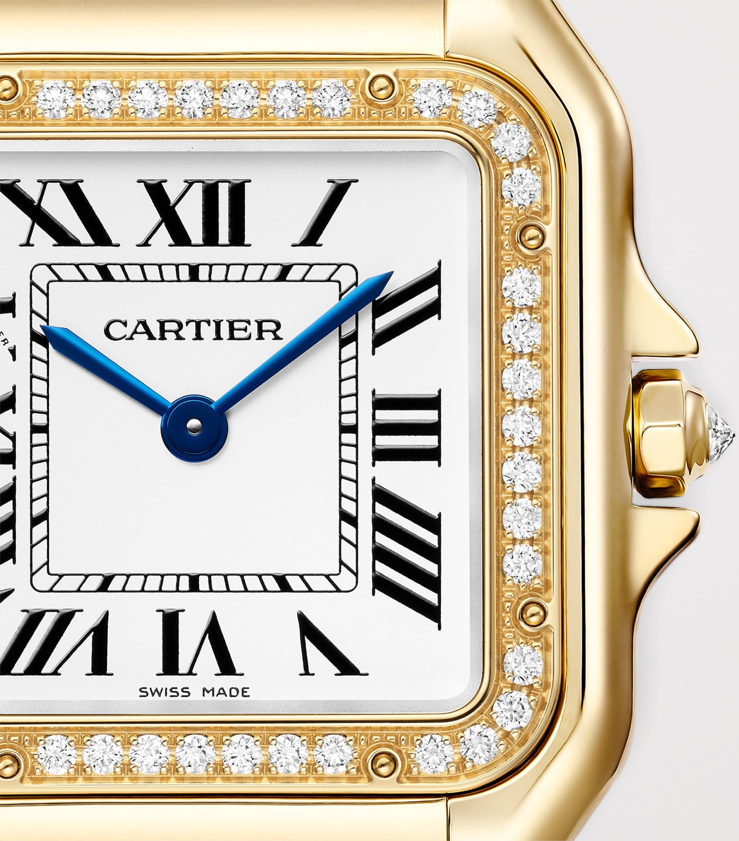 Yellow Gold and Diamond Panthère de Cartier Watch 26.7mm SILVER Image 8
