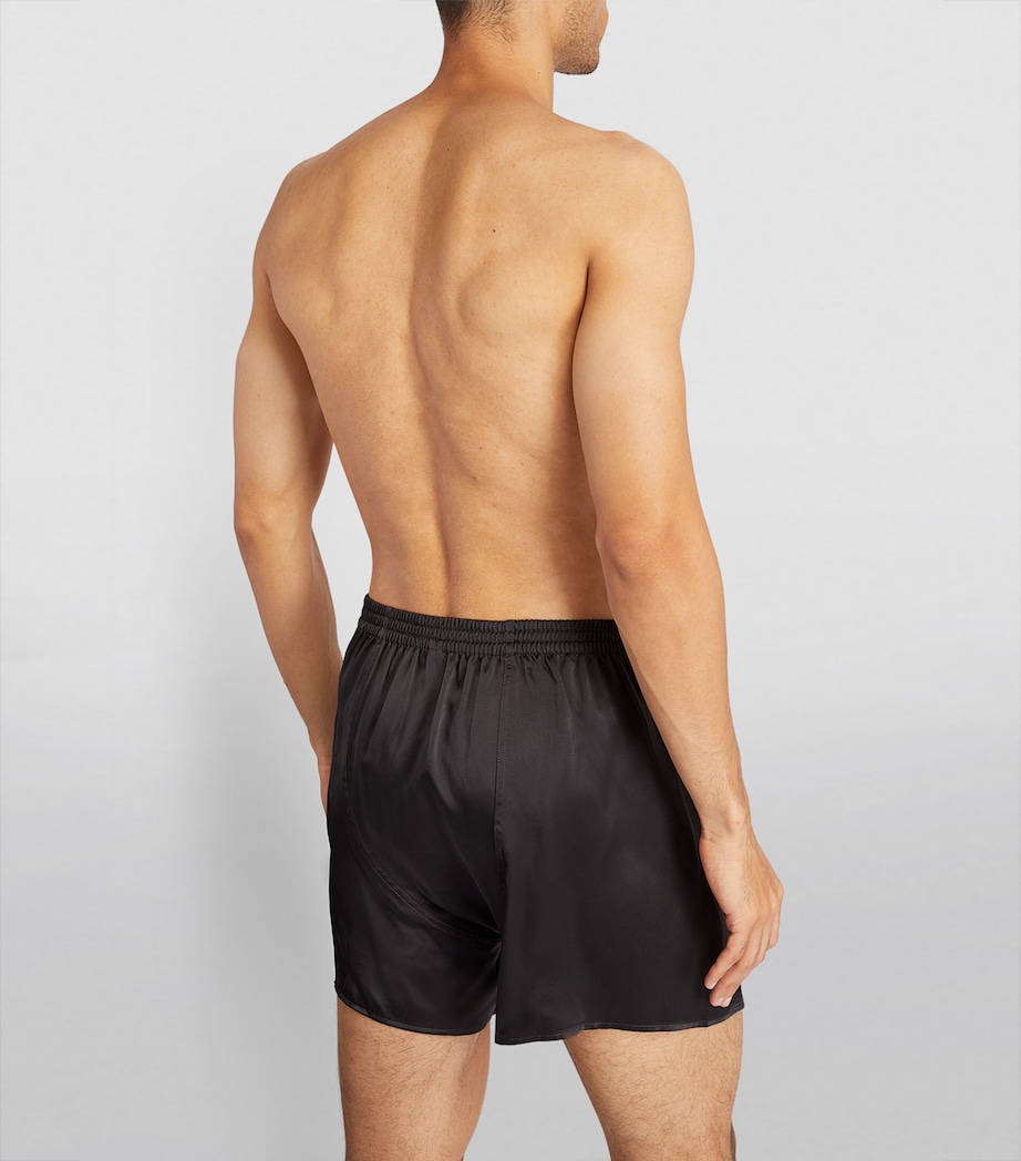 Silk Relaxed Boxers 067 ANTHRAZIT Image 3