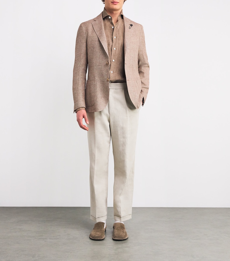 Linen Shirt BROWN Image 2