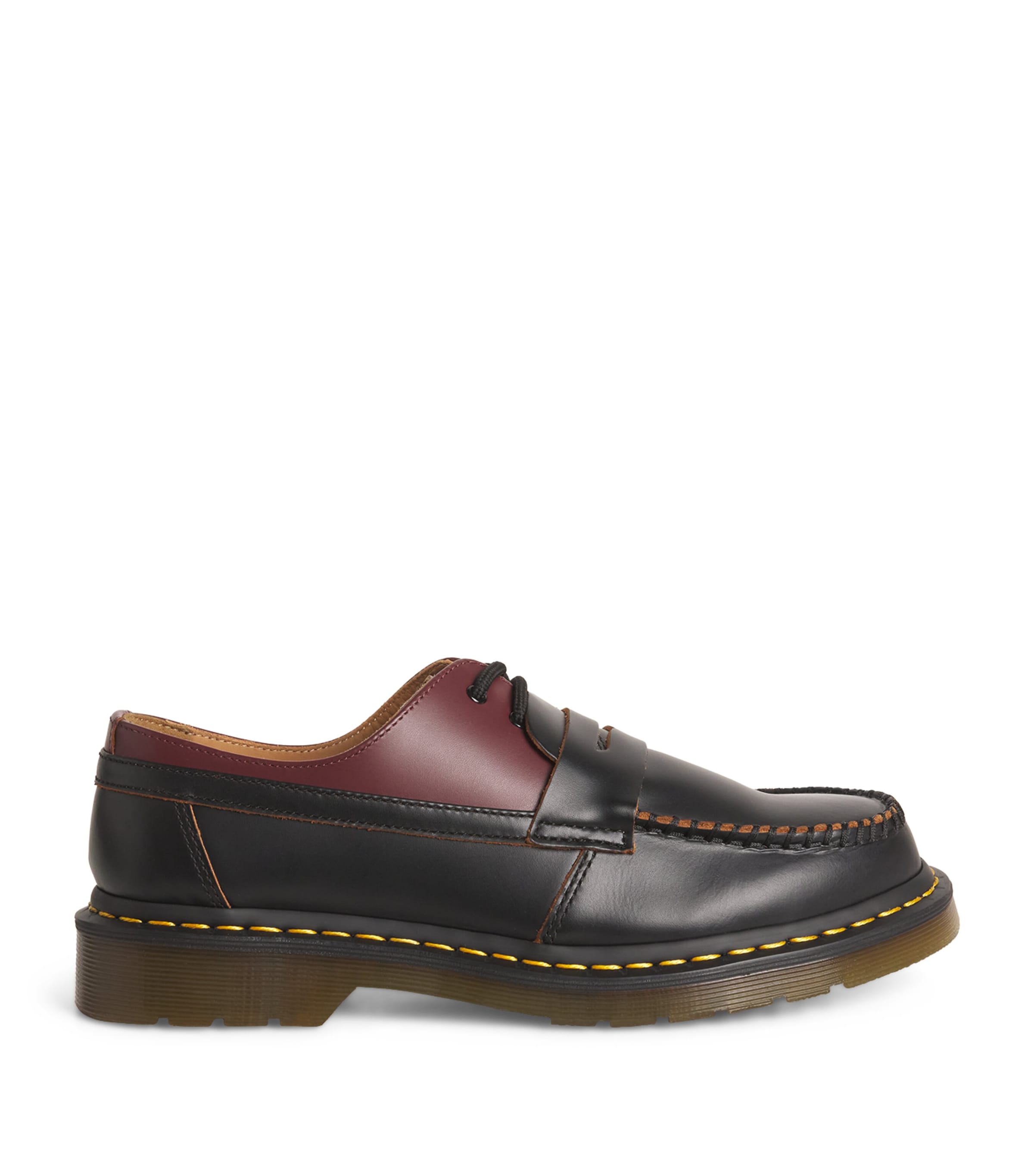 Mm6 Maison Margiela X Dr. Martens Leather Hybrid Shoes In Black