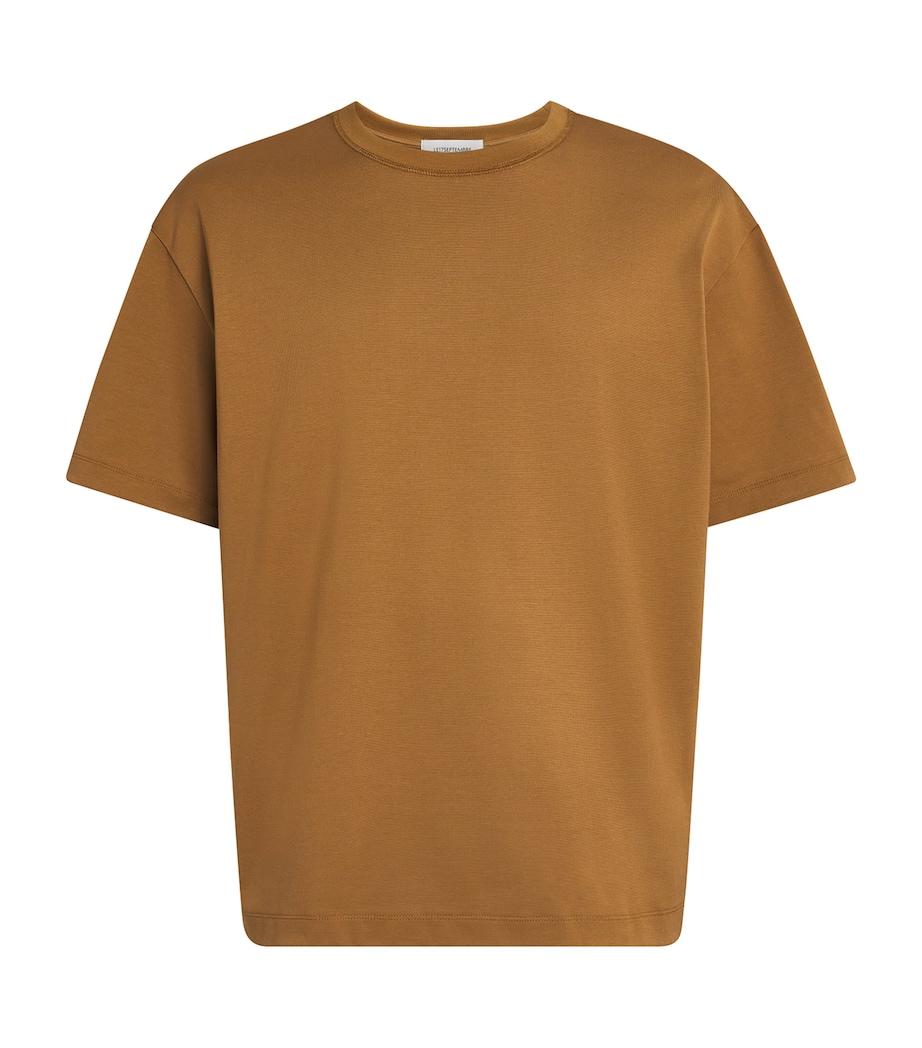 Cotton T-Shirt CAMEL Image 1