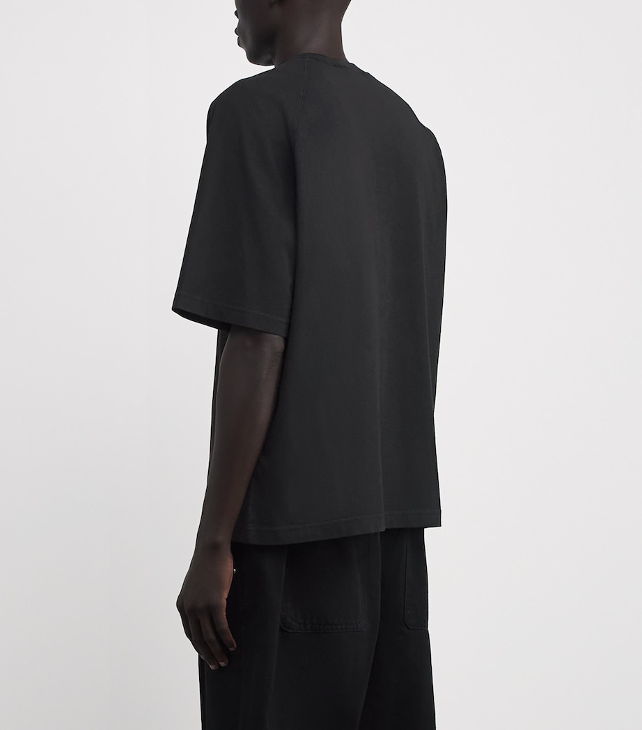 Organic Cotton Logo Embroidery T-Shirt V0029 Image 4