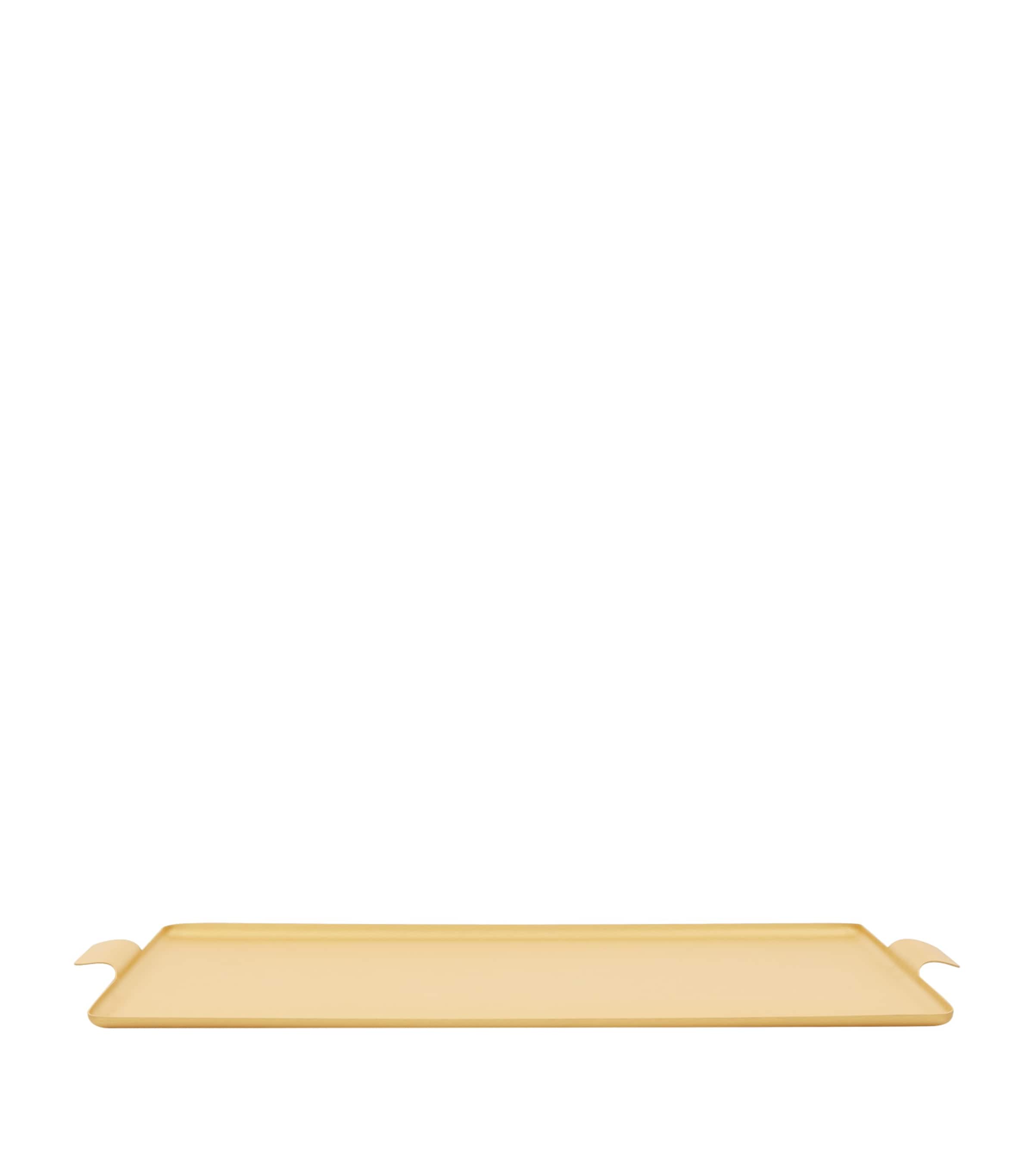 Kaymet Aluminium Serving Tray In Gold