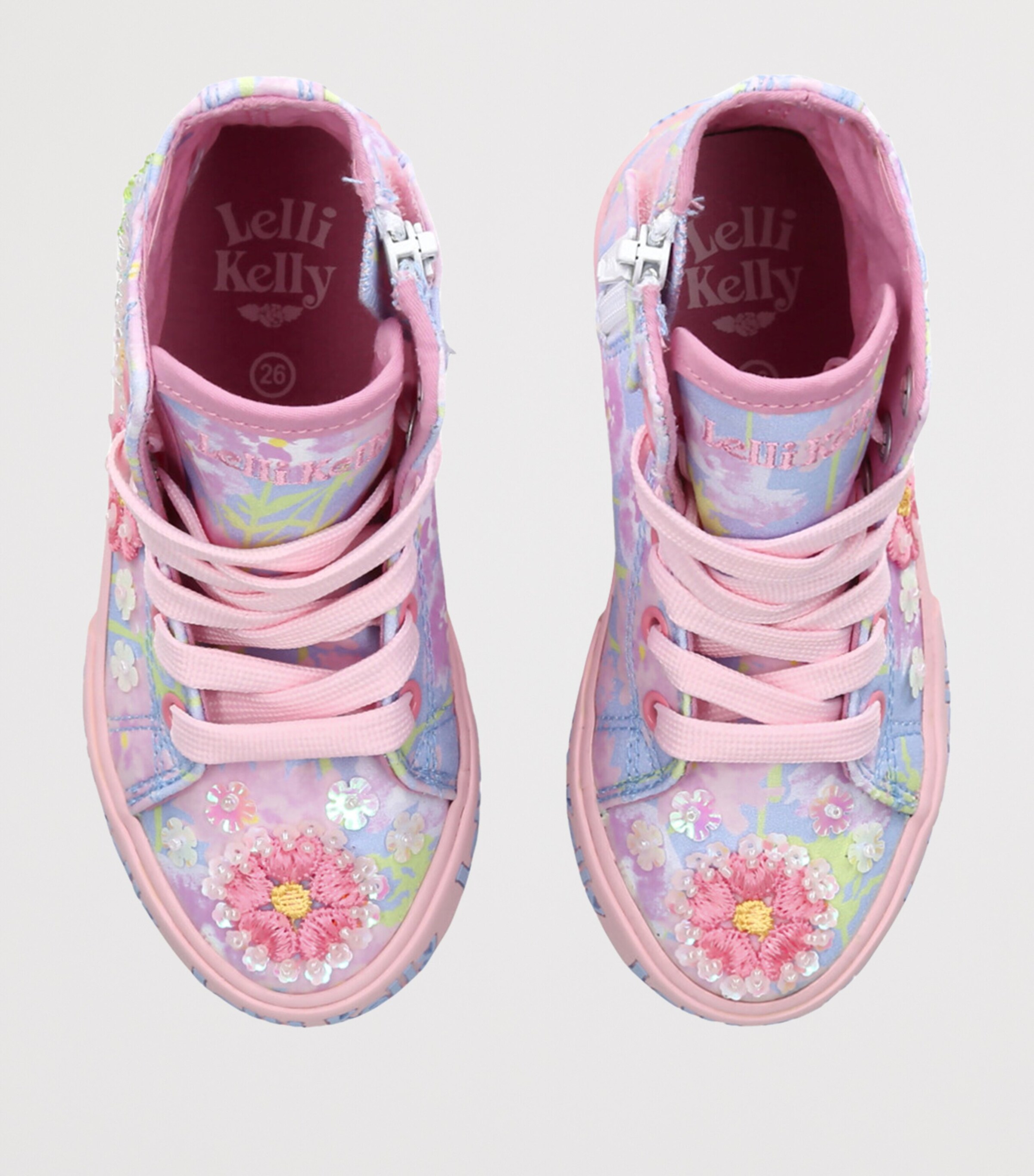 Lelli Kelly Canvas Eloise Sneakers Lilac Image 4