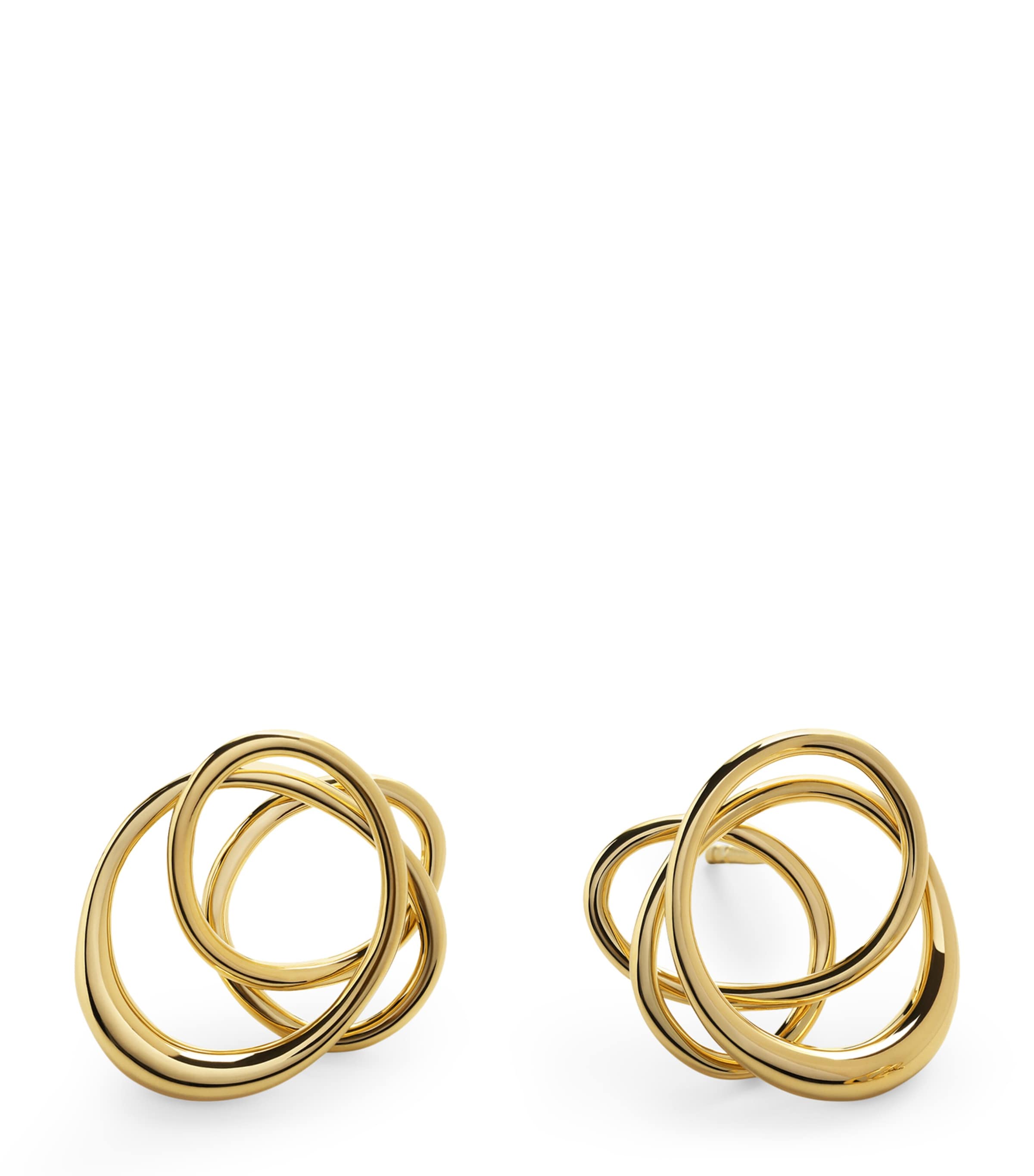 Monica Vinader Gold Vermeil Nura Earrings Gold Vermeil Image 1