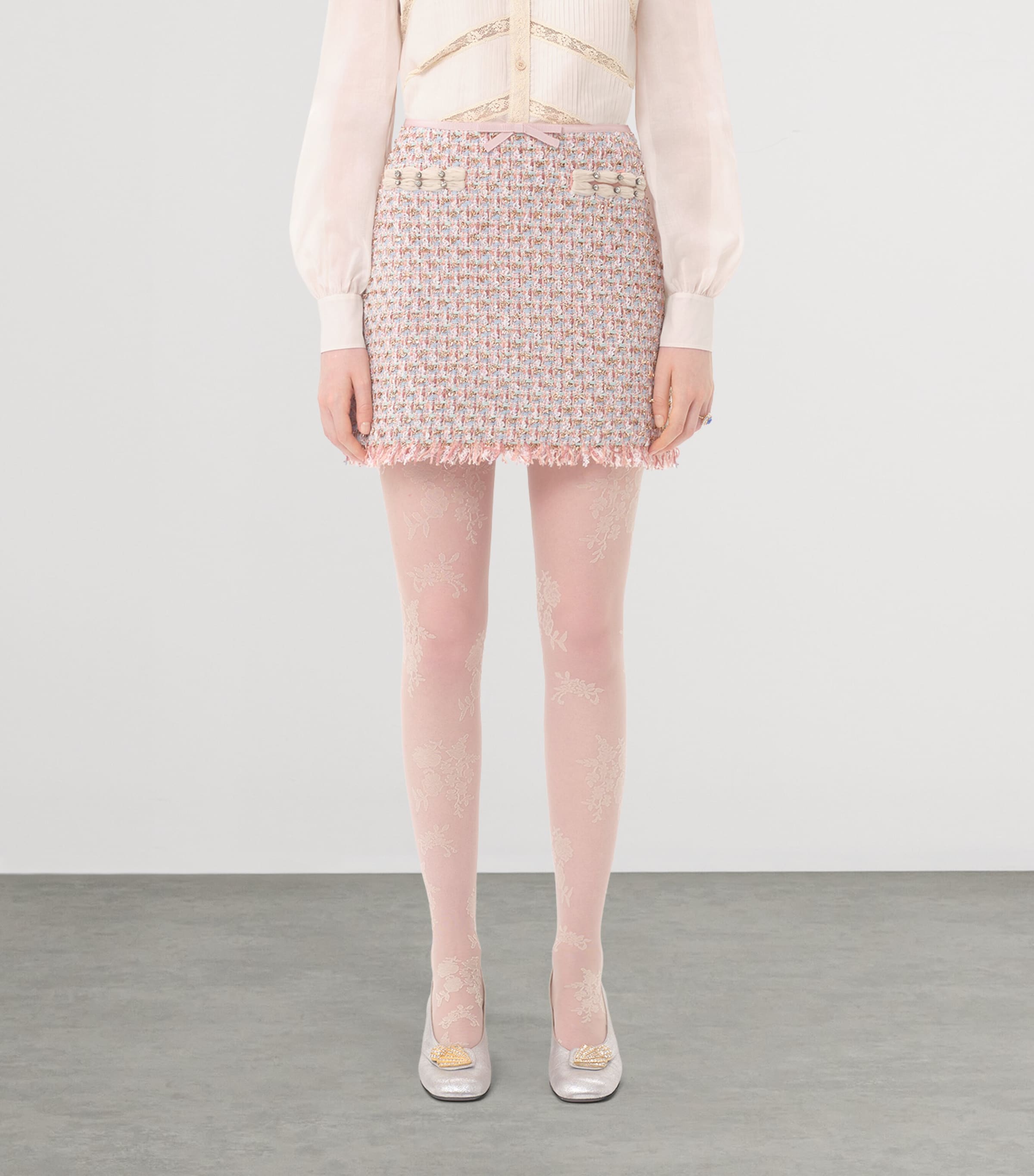 Tweed Mini Skirt M12 Image 2