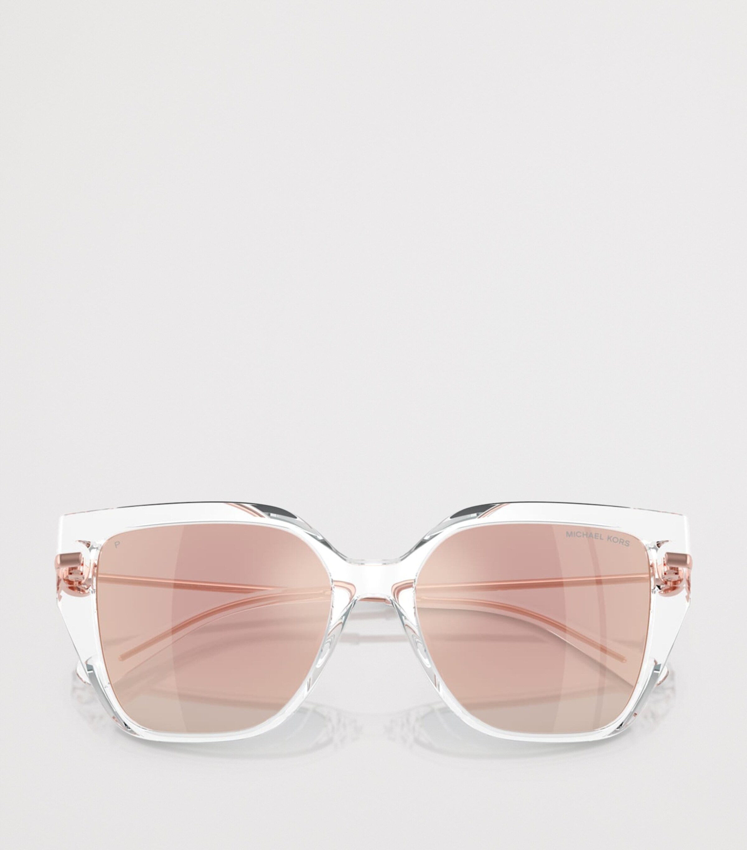 Michael Kors St. Barths Square Sunglasses Clear Image 5