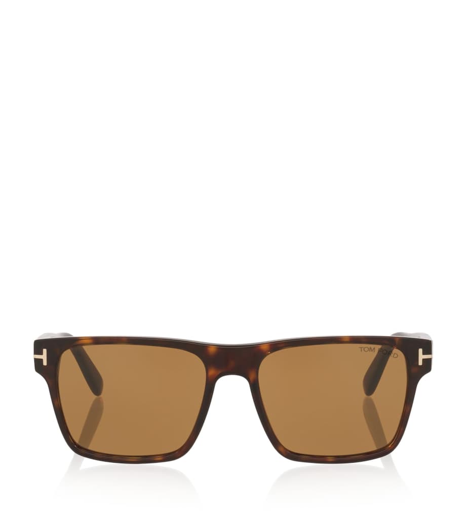 TOM FORD Tortoiseshell Calder Square Sunglasses Image 1