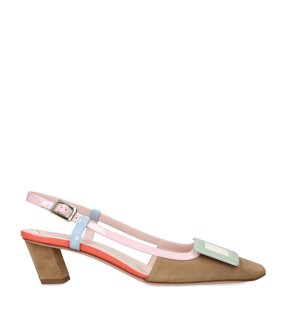 Roger Vivier Belle Vivier Slingback Pumps 45 Pink Comb Image 1