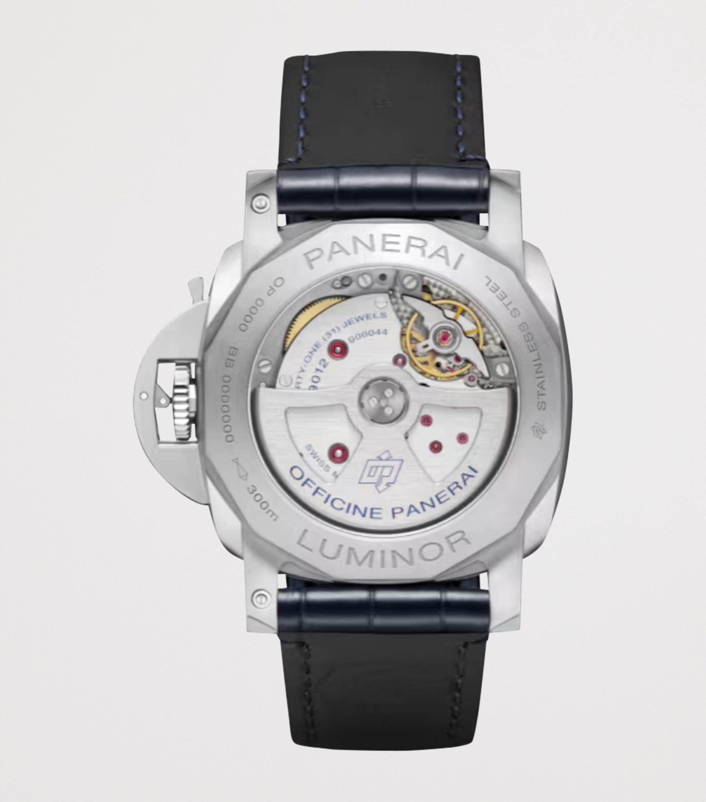 Panerai Stainless Steel Luminor BiTempo Watch 44mm Blue Image 2