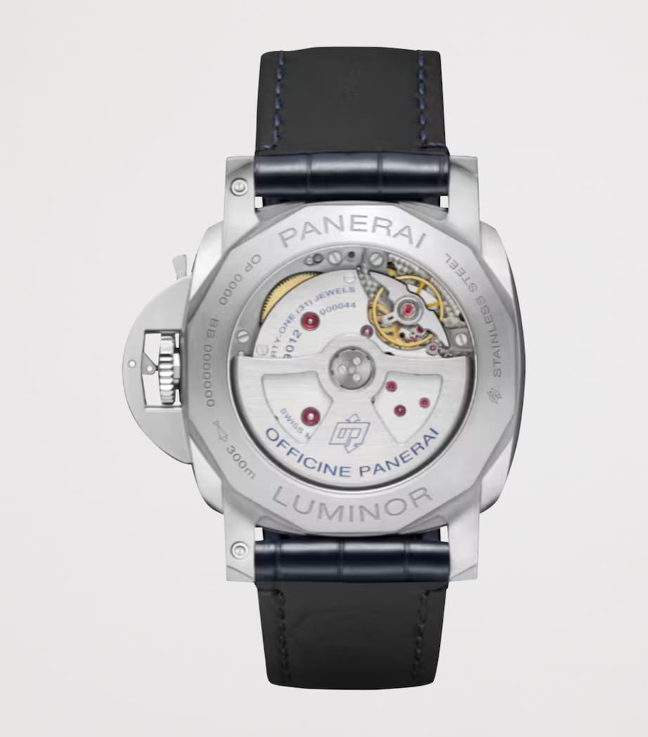 Panerai Stainless Steel Luminor BiTempo Watch 44mm Blue Image 2