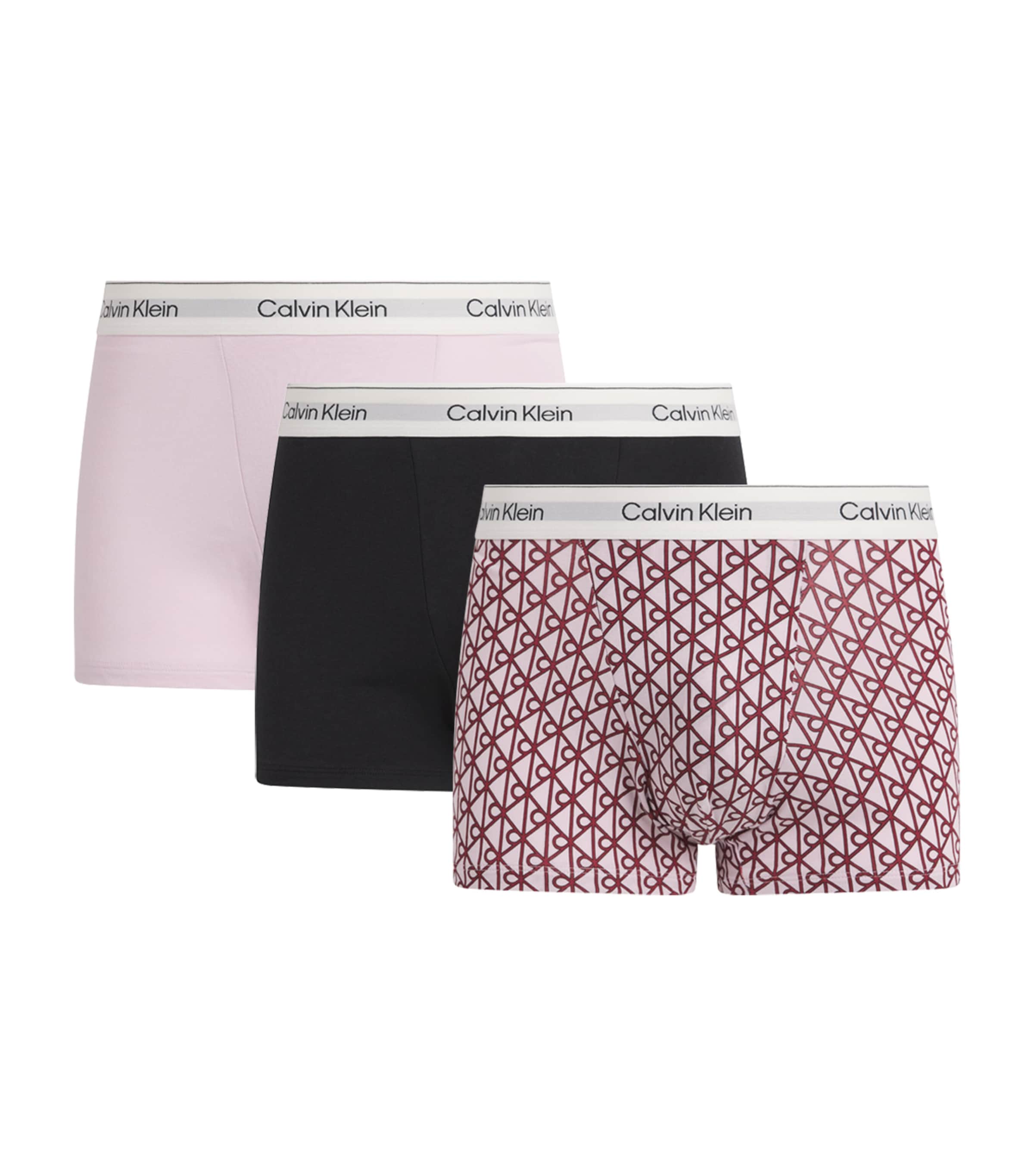 Cotton Stretch Icon Relaxed Icon Trunks (Pack of 3) BLACK/BIJOU MODERN Image 1