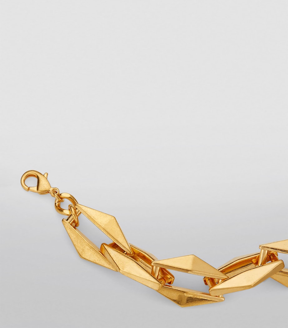 Diamond Chain Necklace GOLD Image 3
