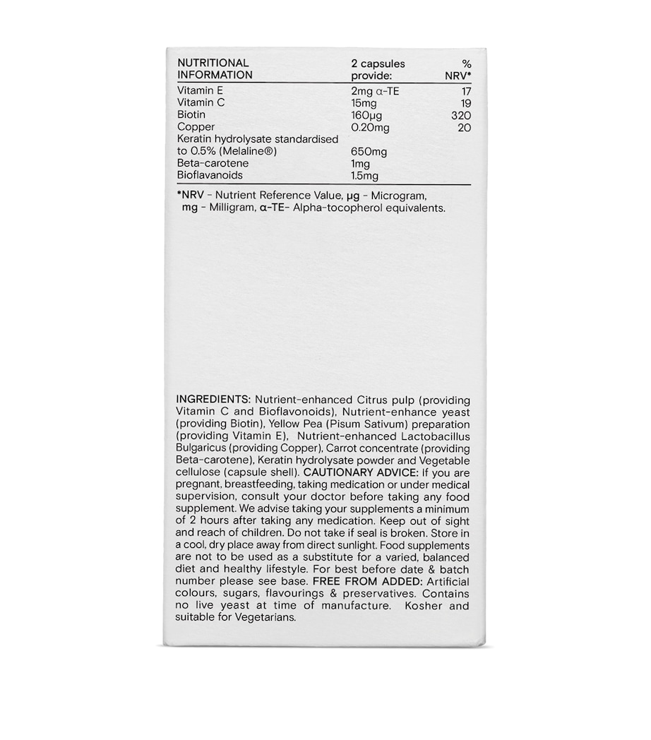 Food-Grown Natural Glow (60 Capsules) NO COLOUR Image 2