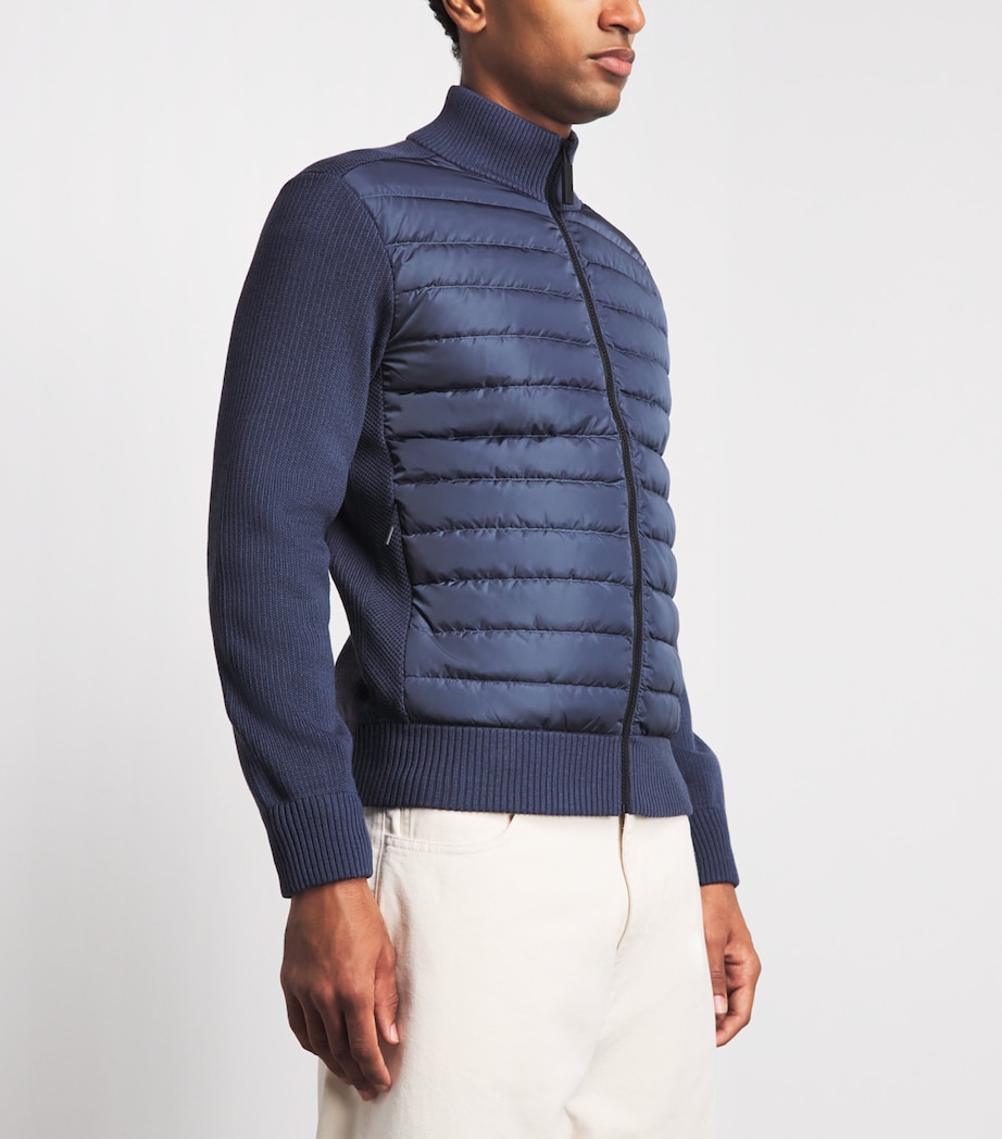 Canada Goose Mens Down Hybridge Jacket Dusk Blue Image 4