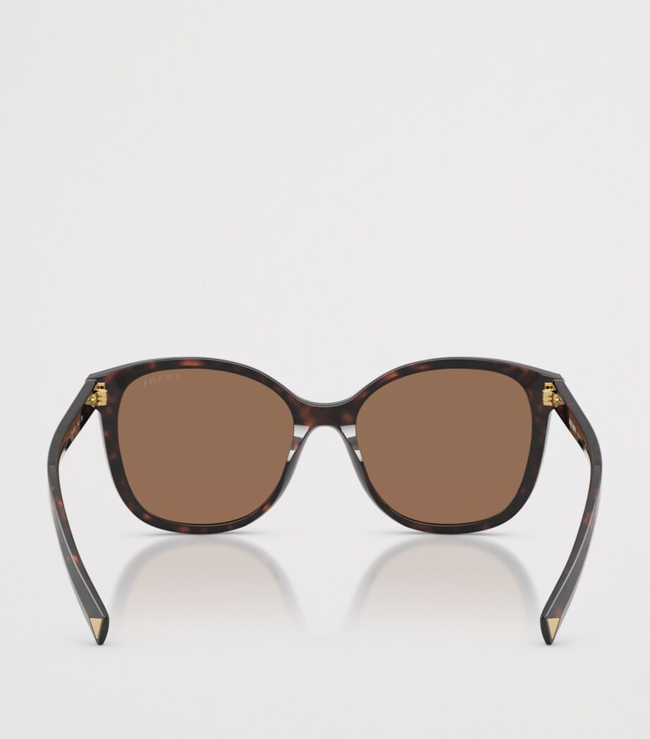 Prada Tortoiseshell Square Sunglasses Brown Image 4