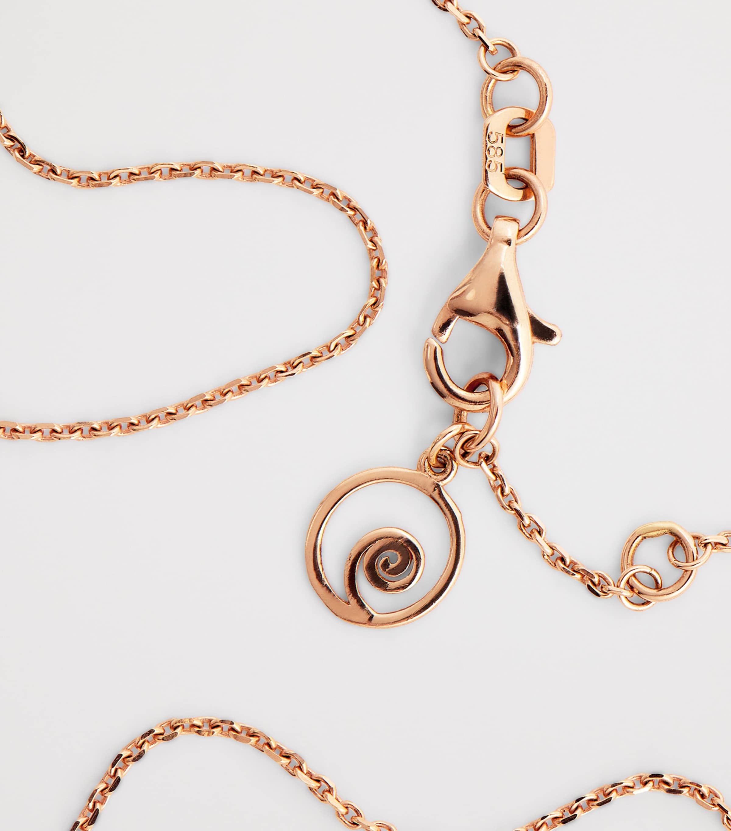 Rose Gold and Diamond Starfish Anklet ROSE GOLD Image 3