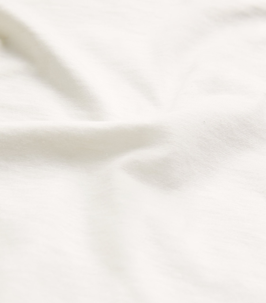 Cotton-Silk Jersey Tank Top WHITE Image 5