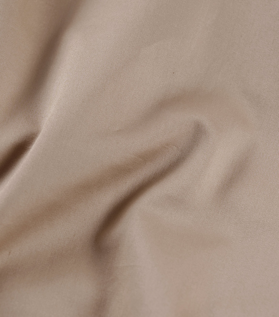 Hamam Organic Cotton Sateen Core Super King Flat Sheet (270cm x 310cm) Vapour Image 3