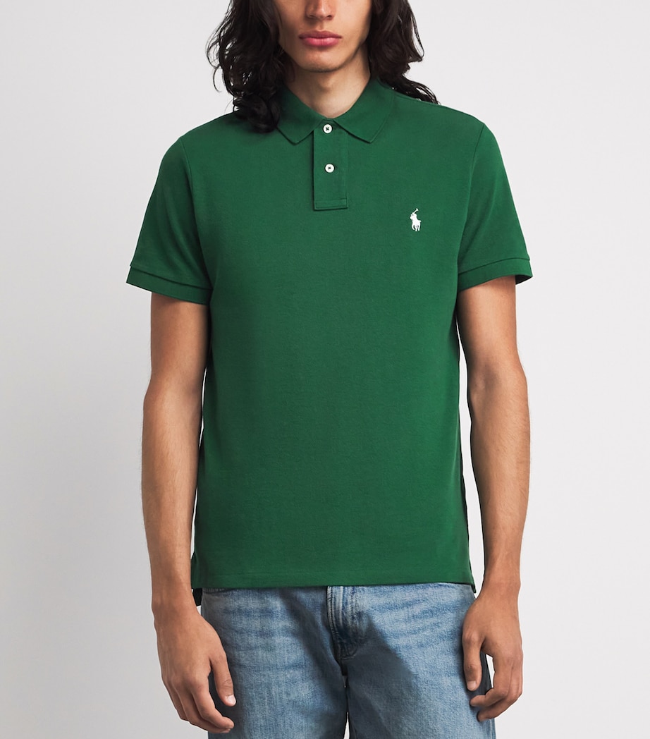Polo Ralph Lauren Mens Cotton Mesh Custom-Fit Polo Shirt New Image 4