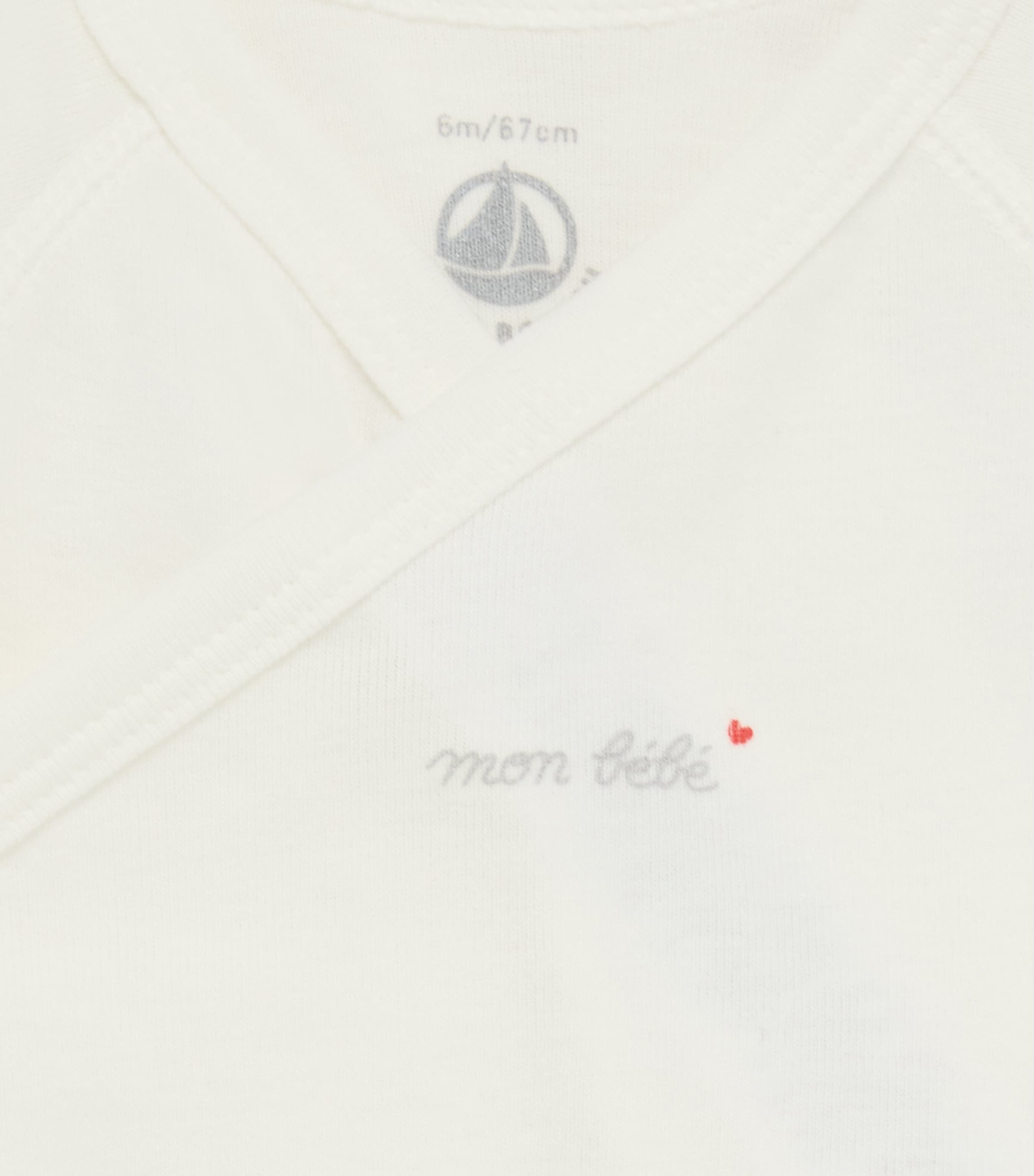 Petit Bateau Set of 5 Organic Cotton Bodysuits (0-12 Months) Variante Image 3