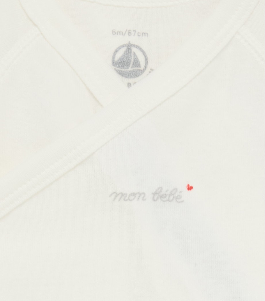 Petit Bateau Set of 5 Organic Cotton Bodysuits (0-12 Months) Variante Image 3