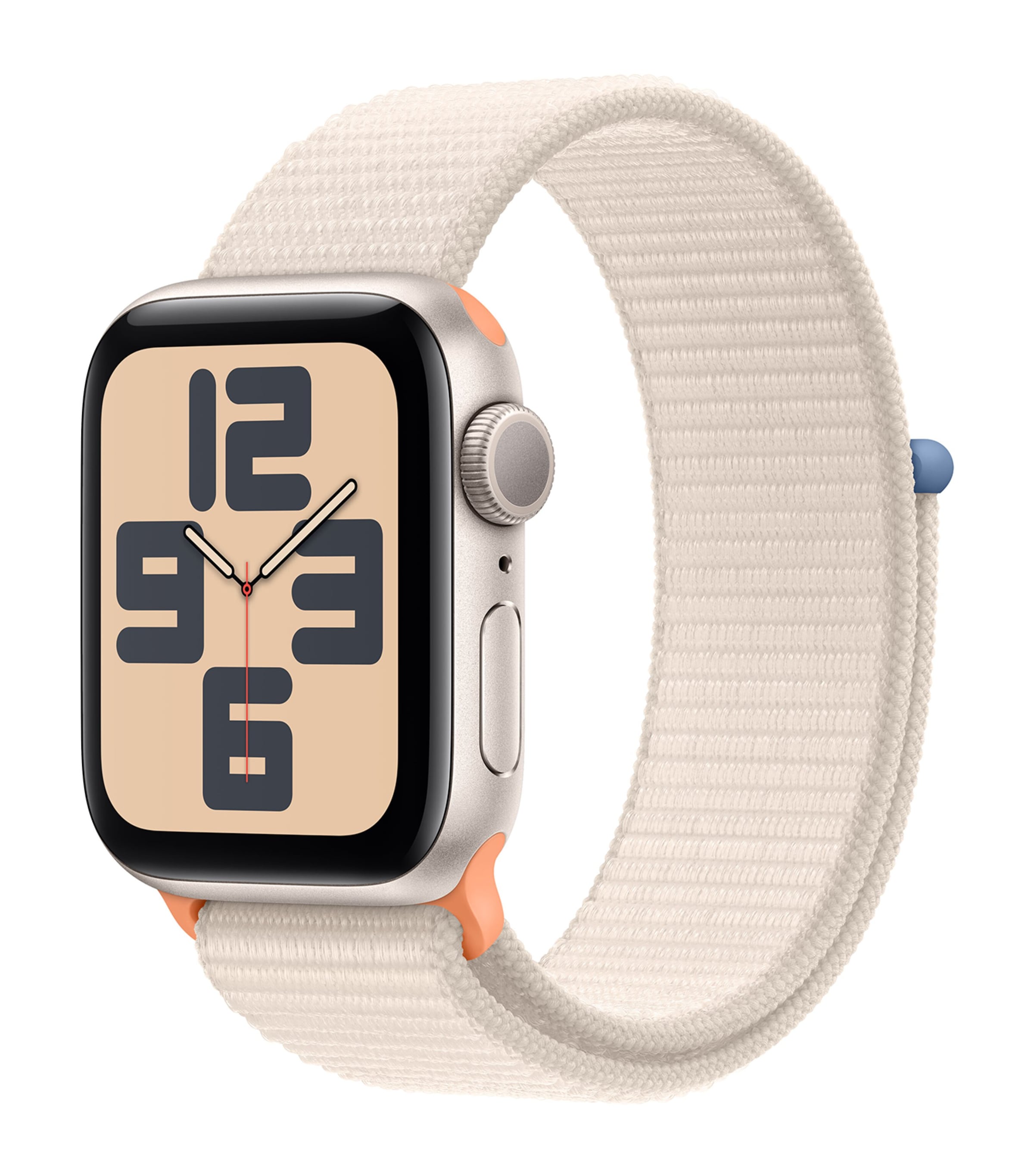 Apple Apple Watch SE 2023 – Starlight with Starlight Sport Loop, 40mm Starlight Image 1