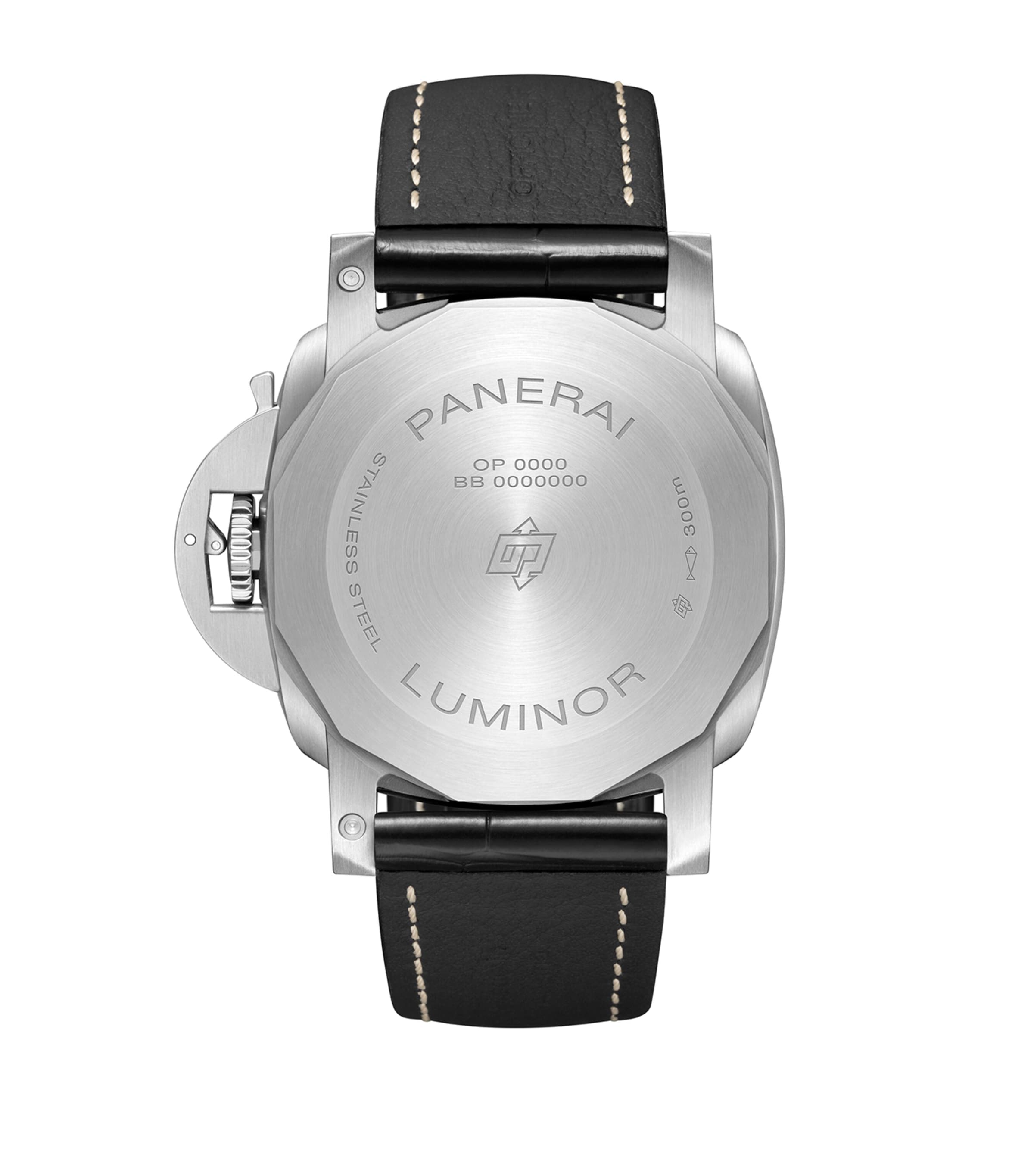 Stainless Steel Luminor Watch 44mm BLACK Image 4