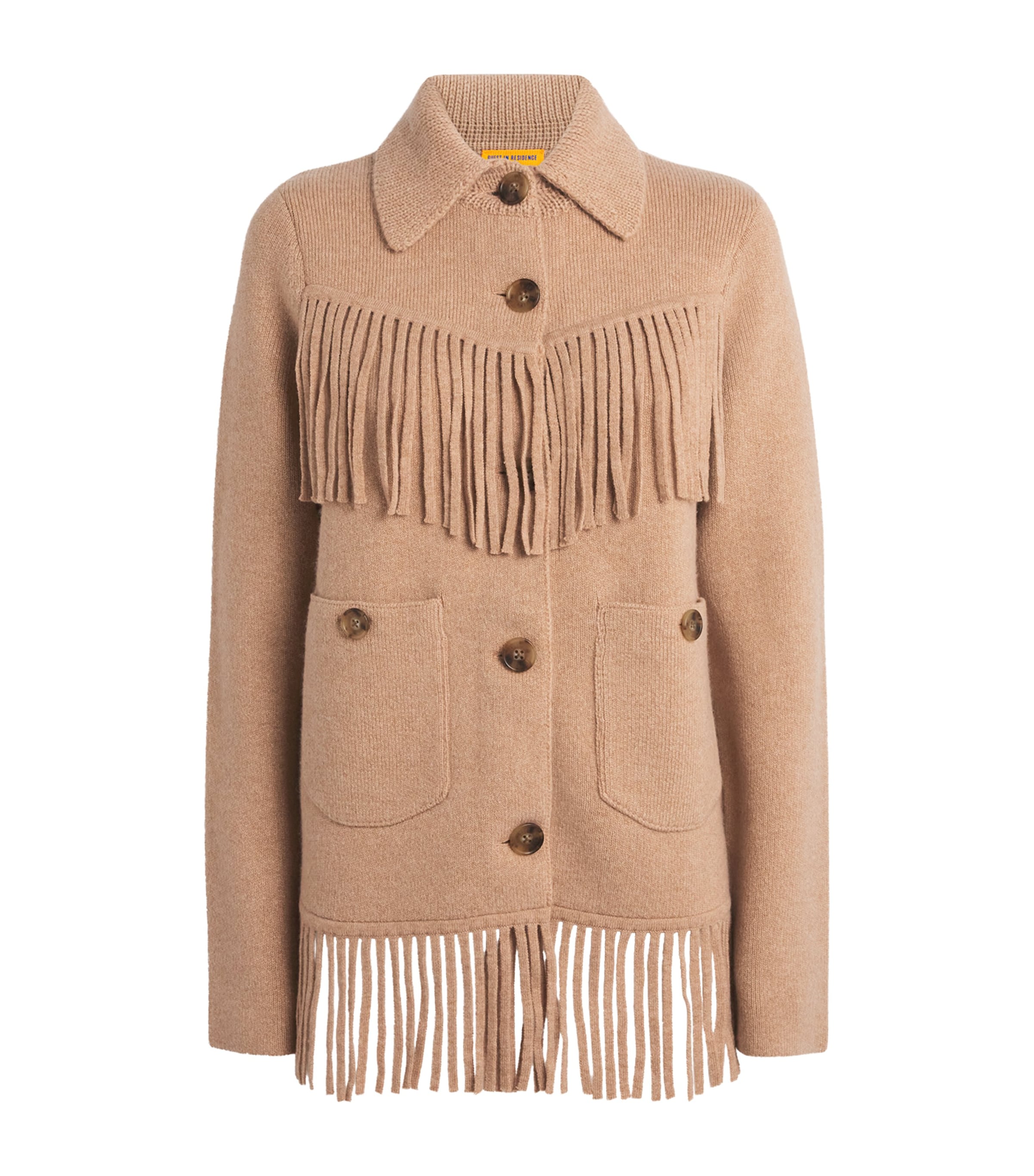 Wool-Cashmere Fringe Jacket DUNE Image 1
