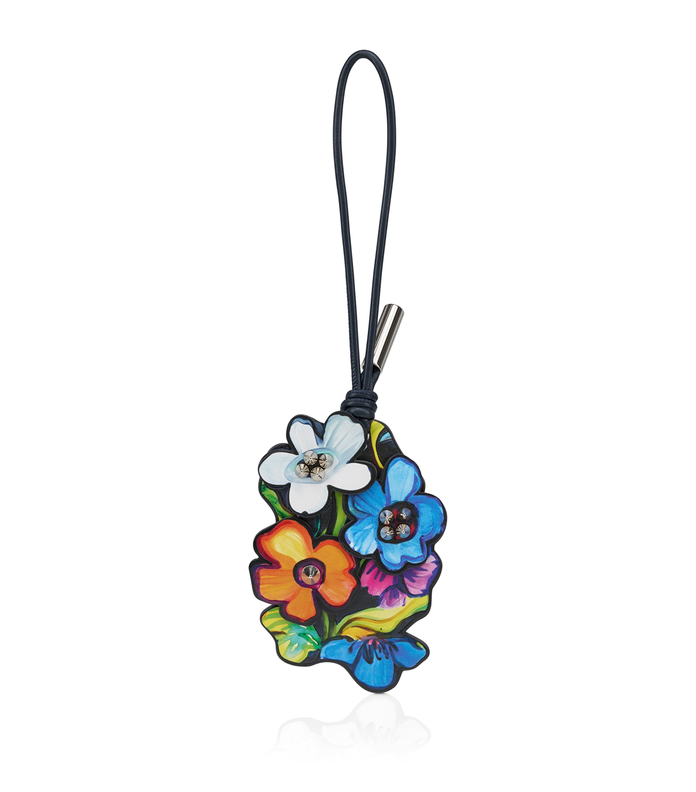 Christian Louboutin Leather Flower Bag Charm