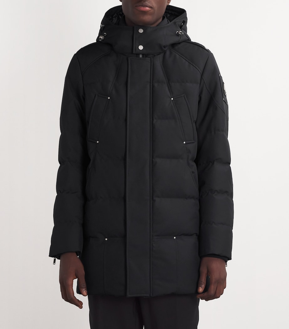 Down-Padded Cloud Parka Coat 305 - BLK/BLK Image 3