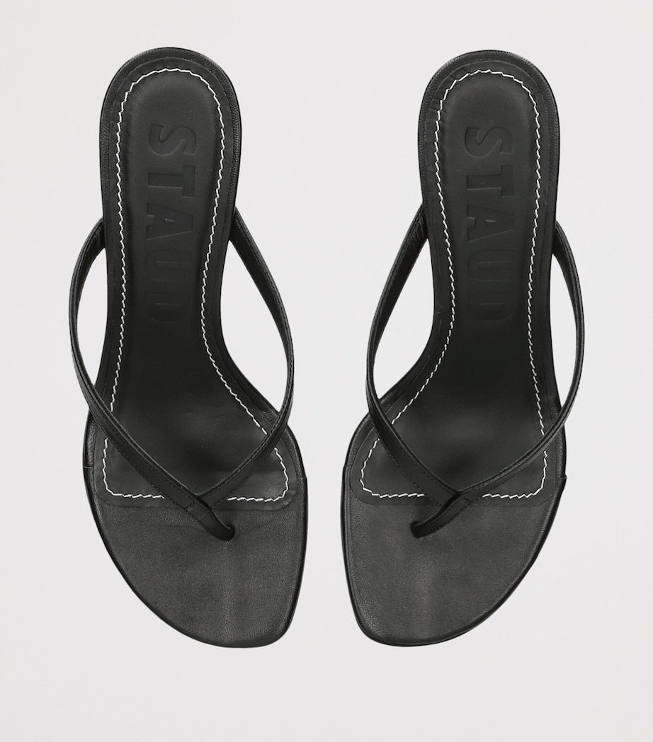 STAUD Freja Kitten Heel Sandals 60 Black Image 4