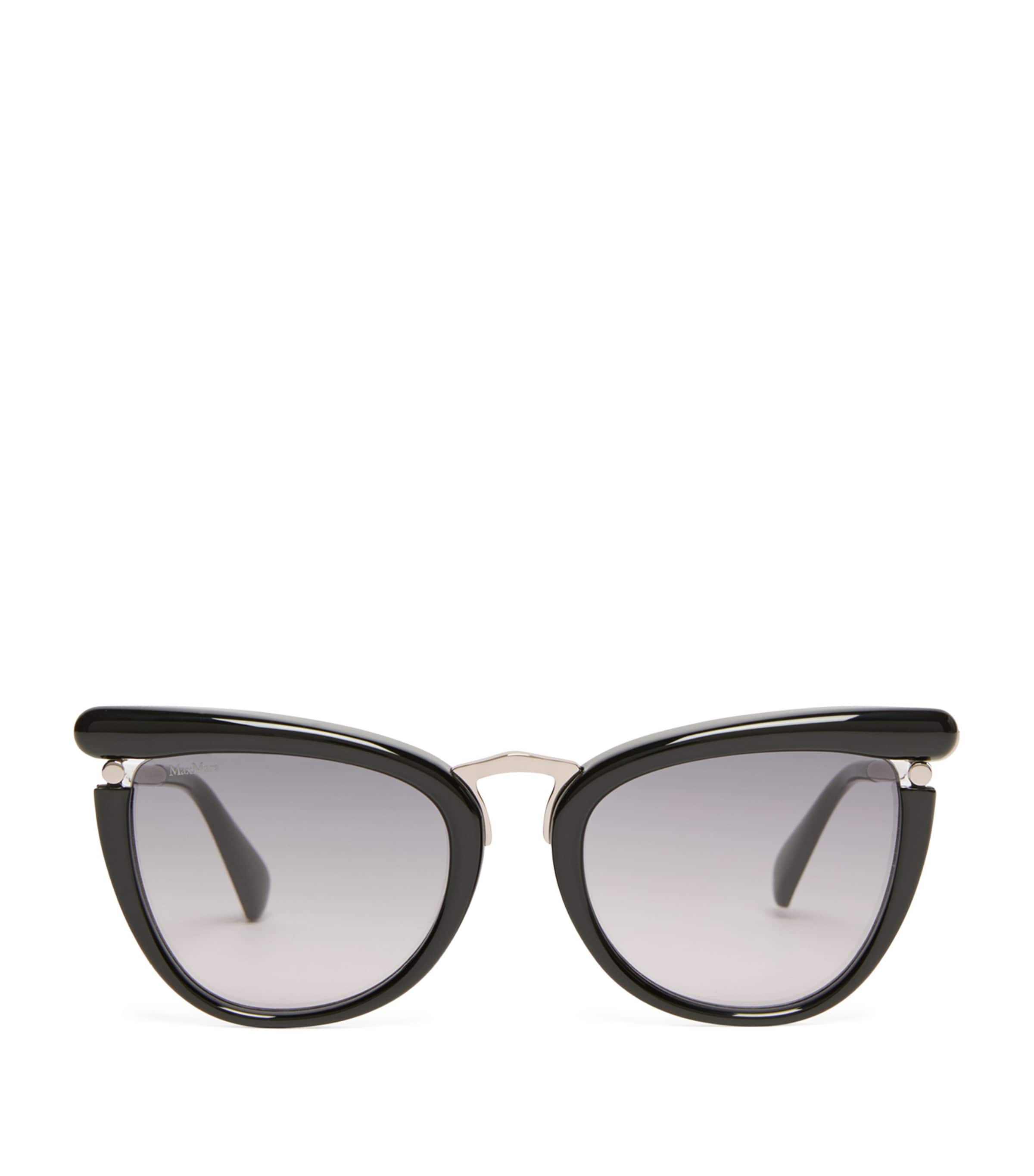 Max Mara Acetate Butterfly Sunglasses Black Image 1