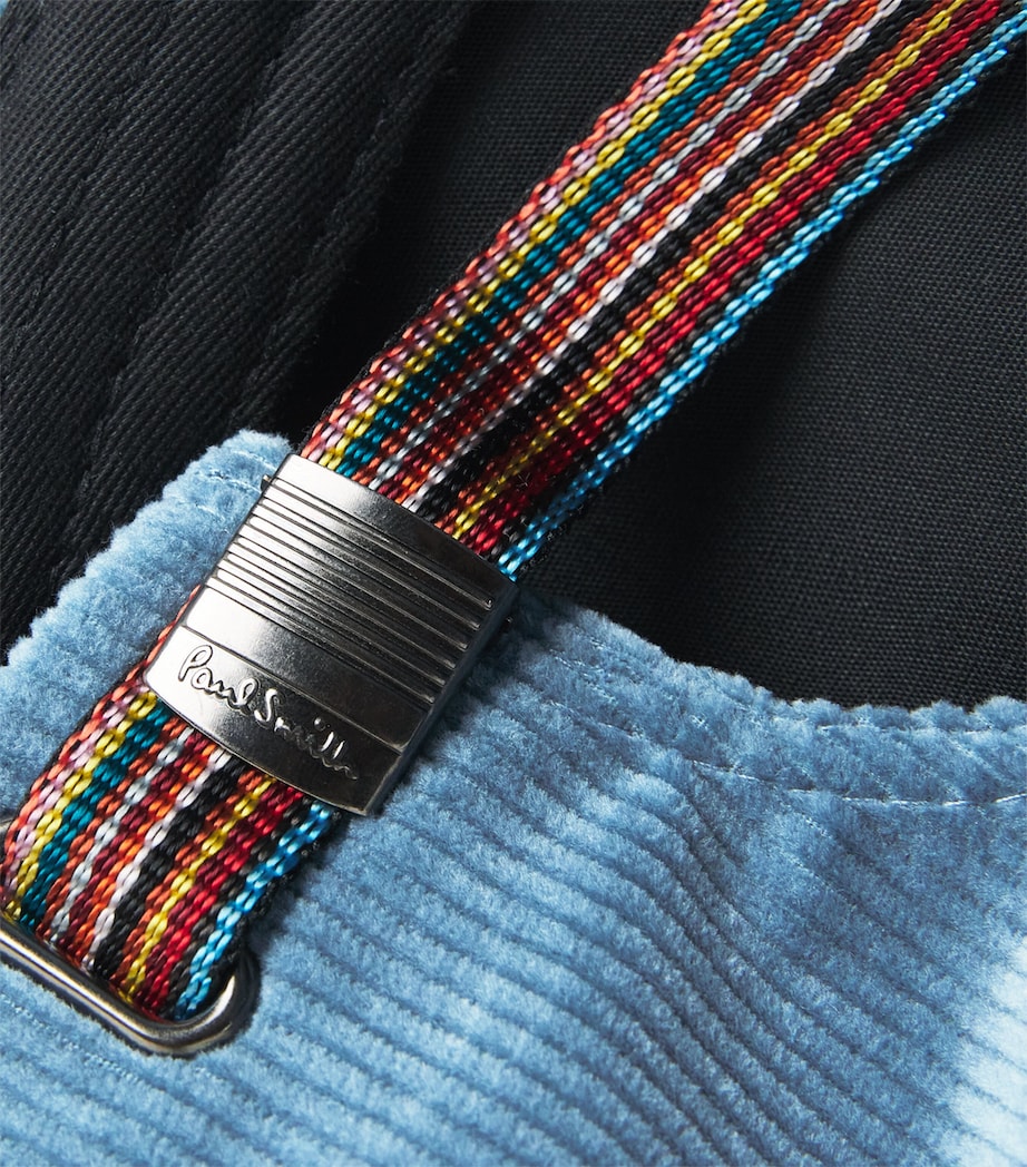 Corduroy Signature Stripe Cap 43_GREYISH BLUE Image 3